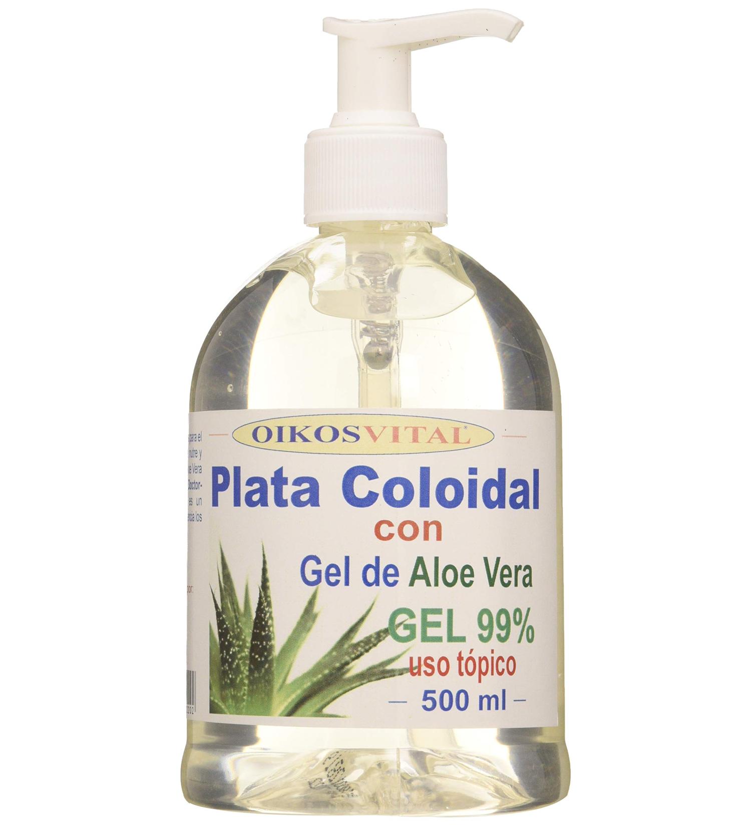 Oikos Aloe Vera Gel with Colloidal Silver 500 ml 1 piece