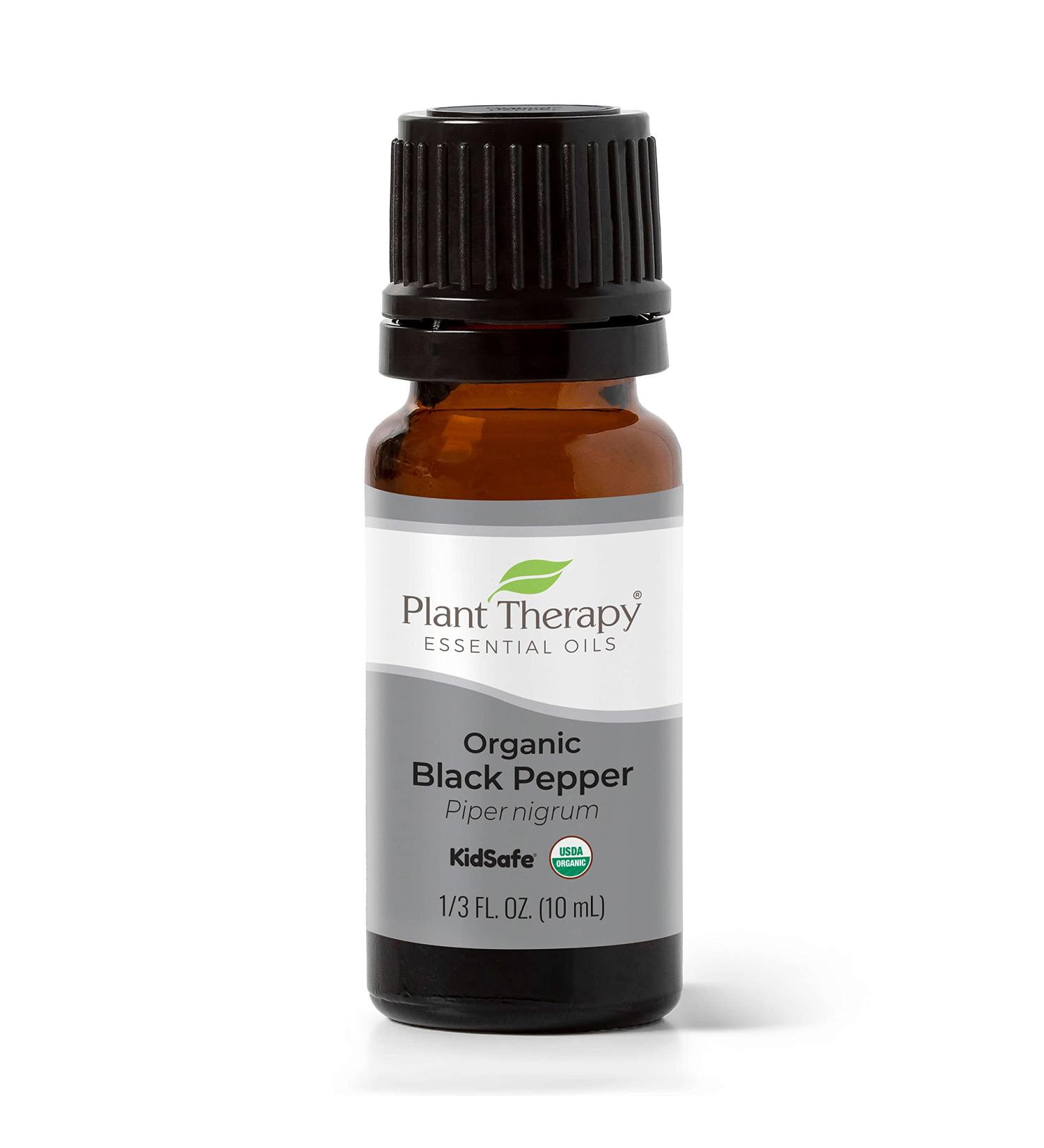 Plant Therapy Black Pepper Organic Essential Oil 10 mL (1/3 oz) 100% Pure Undiluted Therapeutic Grade - Buy Online on GoSupps.com