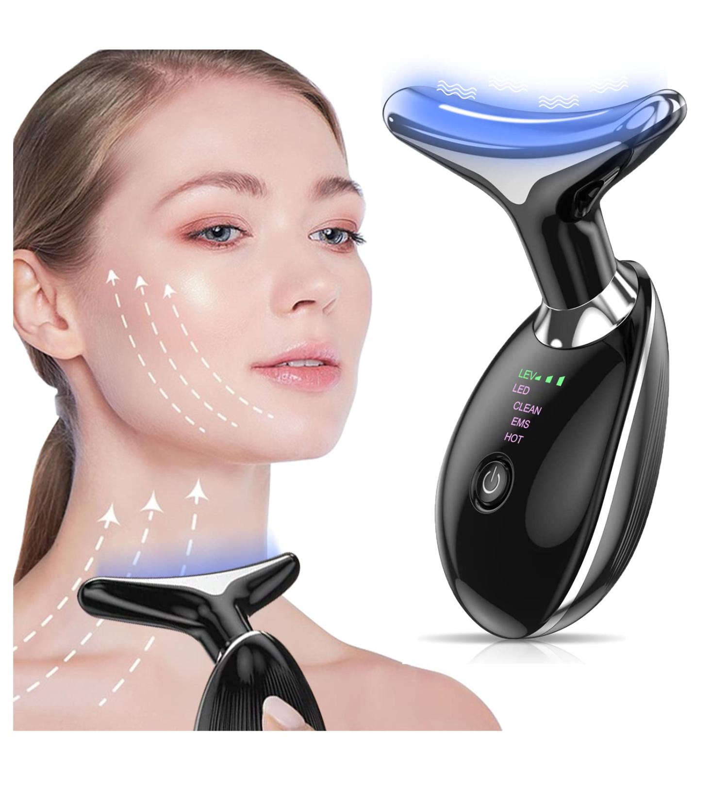 NXNIJ 3-in-1 Anti-Aging Facial Massager for Face Firming and Wrinkle Removal - Buy Online on GoSupps.com