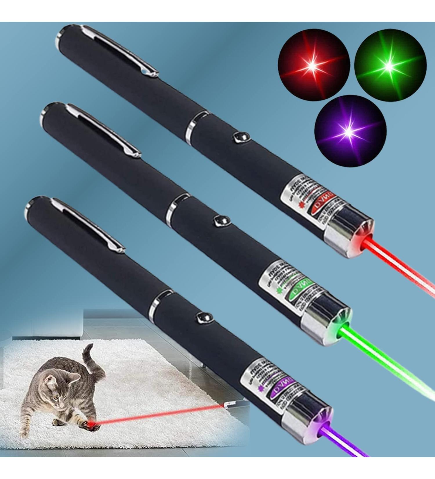 3 Pack Green Red Purple Light Interactive Cat Toys for Indoor Cats Dogs Pet Pointer Toys  Indoor Tease Cat Playing Training Chaser Interactive Pet Toys for Indoor Cats Dogs Pets Light Pointer Toys 3 PCS Laser Pointer for Cats - Buy Online on GoSupps.com