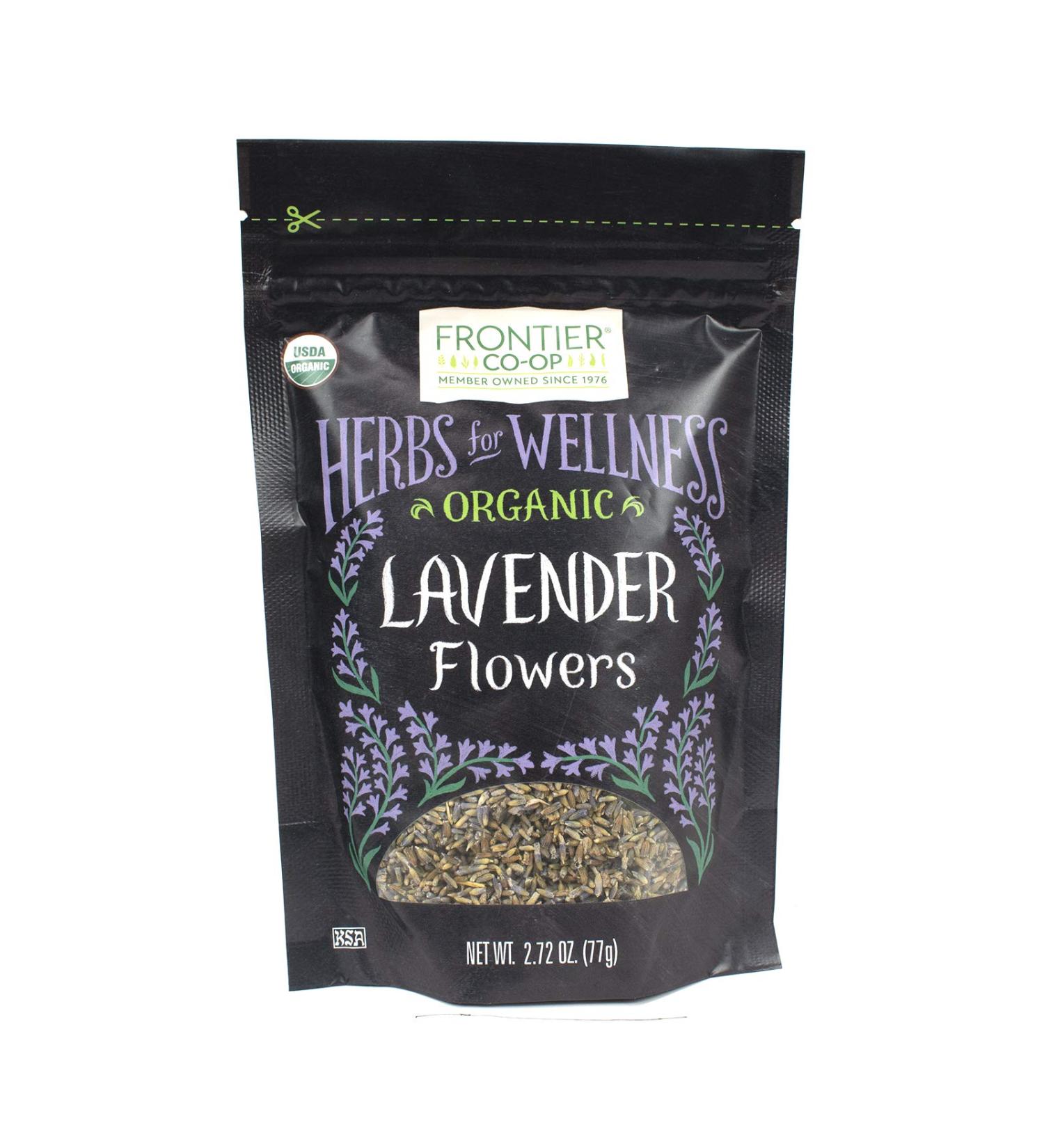 Buy Frontier Co-op Organic Lavender Flowers 2.72 oz - Natural Aroma & Herbal Benefits - Buy Online on GoSupps.com
