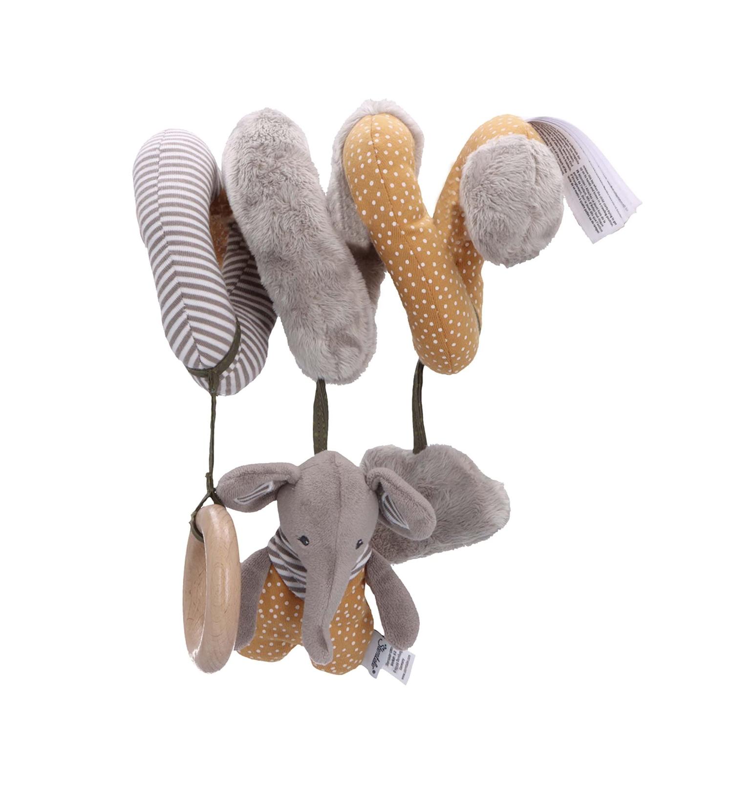 Sterntaler Baby Unisex Toy Spirale Elephant Eddy | Motoric Toys for Infants | Gray Activity Spiral for Development - Buy Online on GoSupps.com