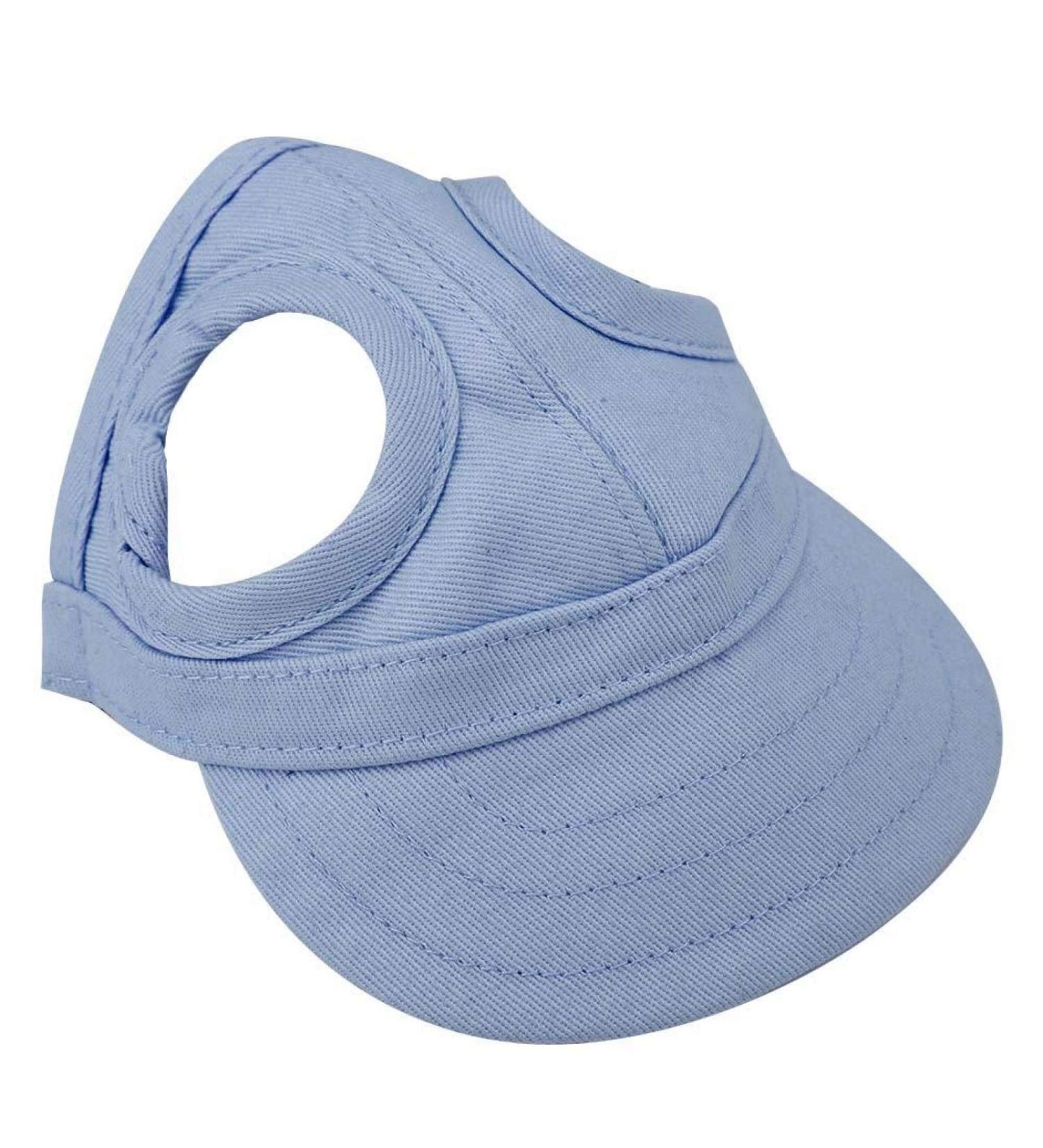 Juicemoo Dog Cap - Blue Pet Baseball Hat Sunbonnet for Dogs (Medium) | Premium Quality & UV Protection - Buy Online on GoSupps.com