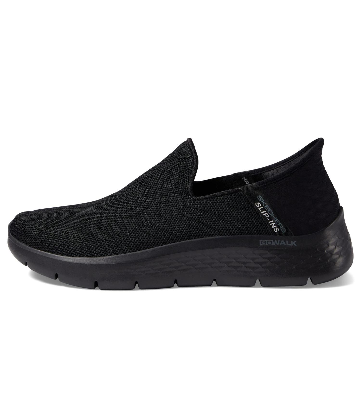 Skechers Men Gowalk Flex Slip-Ins - Air-Cooled Memory Foam Athletic Slip-On Casual Walking Shoes | 44 EU X-Wide Black - Buy Online on GoSupps.com