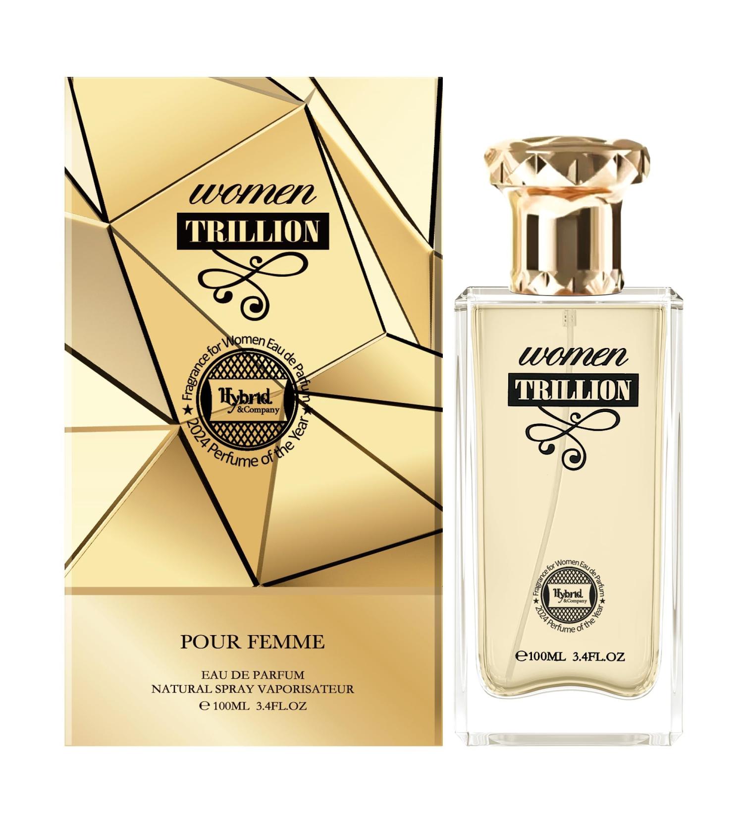 Hybrid & Company Women Trillion Pour Femme Eau De Parfum Vaporisateur Natural Spray 3.4 Fl Oz - Buy Online on GoSupps.com