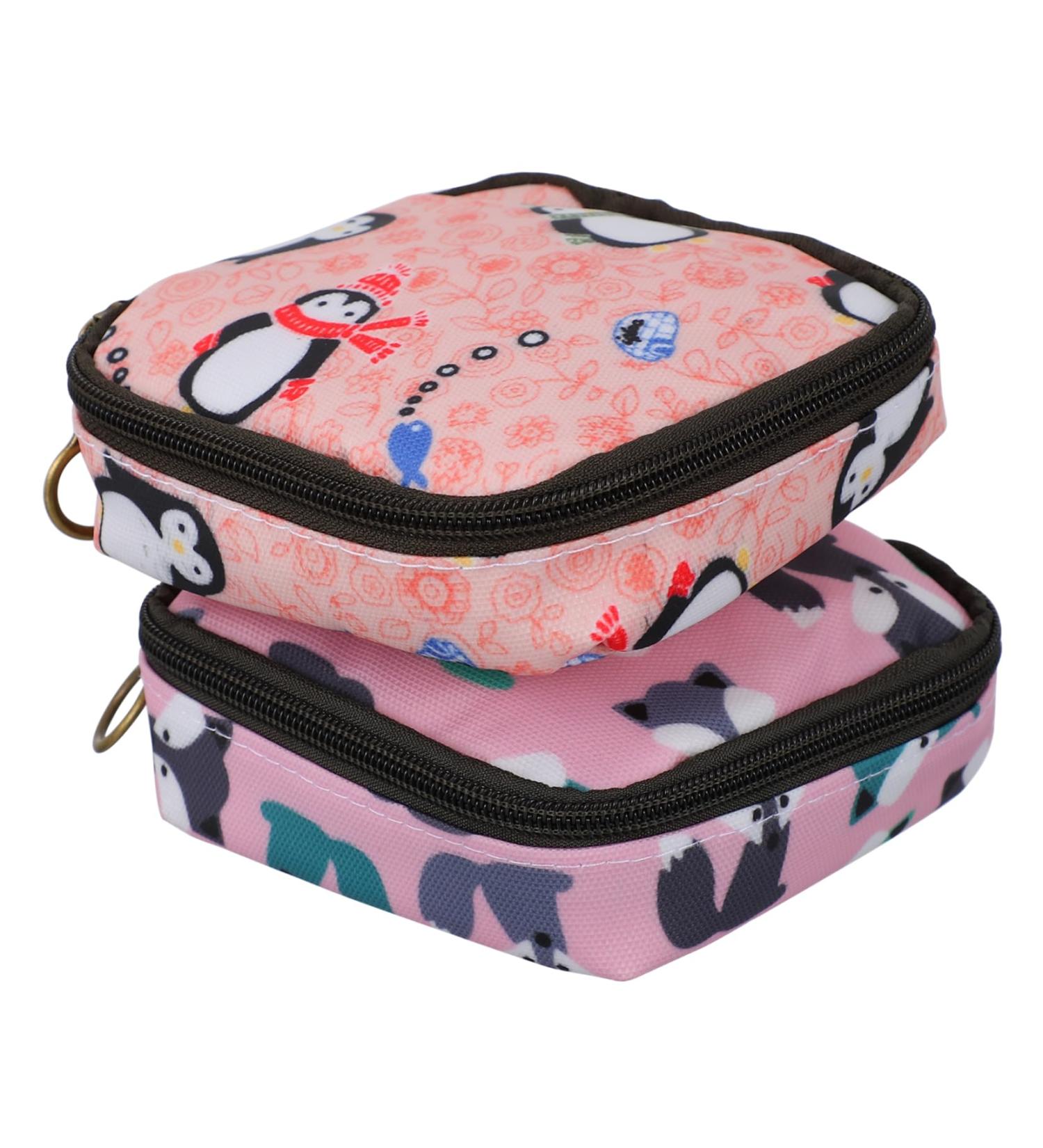 Gleavi Portable Hygiene Bag - Travel Storage for Menstrual Cup & Makeup | Waterproof Fabric Diaper Pocket - Buy Online on GoSupps.com