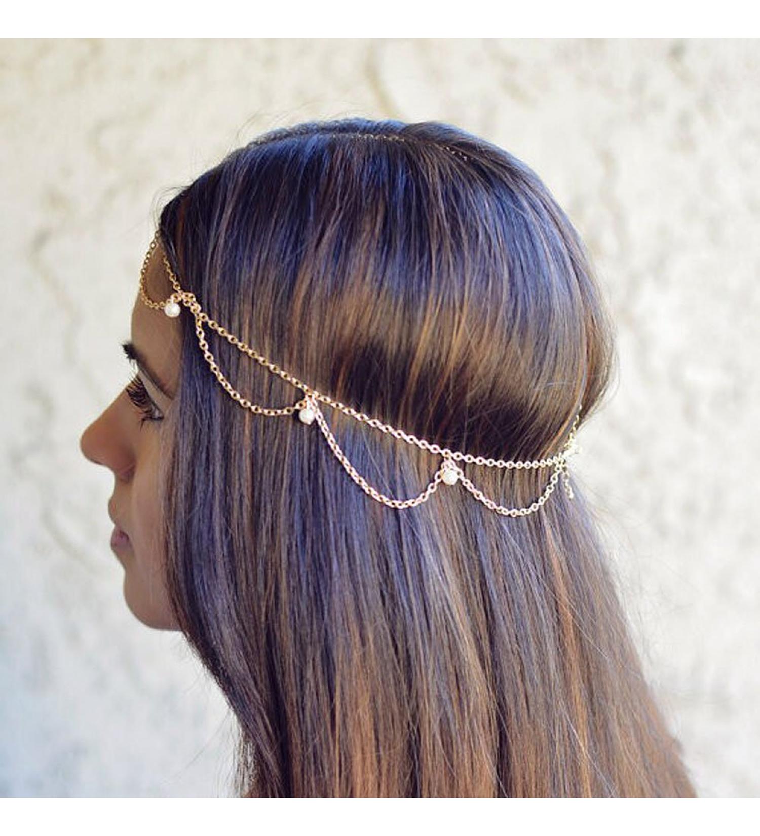 Yean Fashion Hair Accessories - Bohemian Head Chains for Women & Girls | Shop Trendy Styles - Buy Online on GoSupps.com