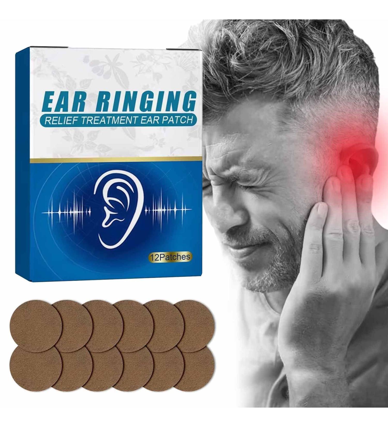 Tinnitus Relief Patches - Natural Herbal Treatment for Ear Ringing, Pain & Hearing Loss - 12Pcs (1 Box) - Buy Online on GoSupps.com