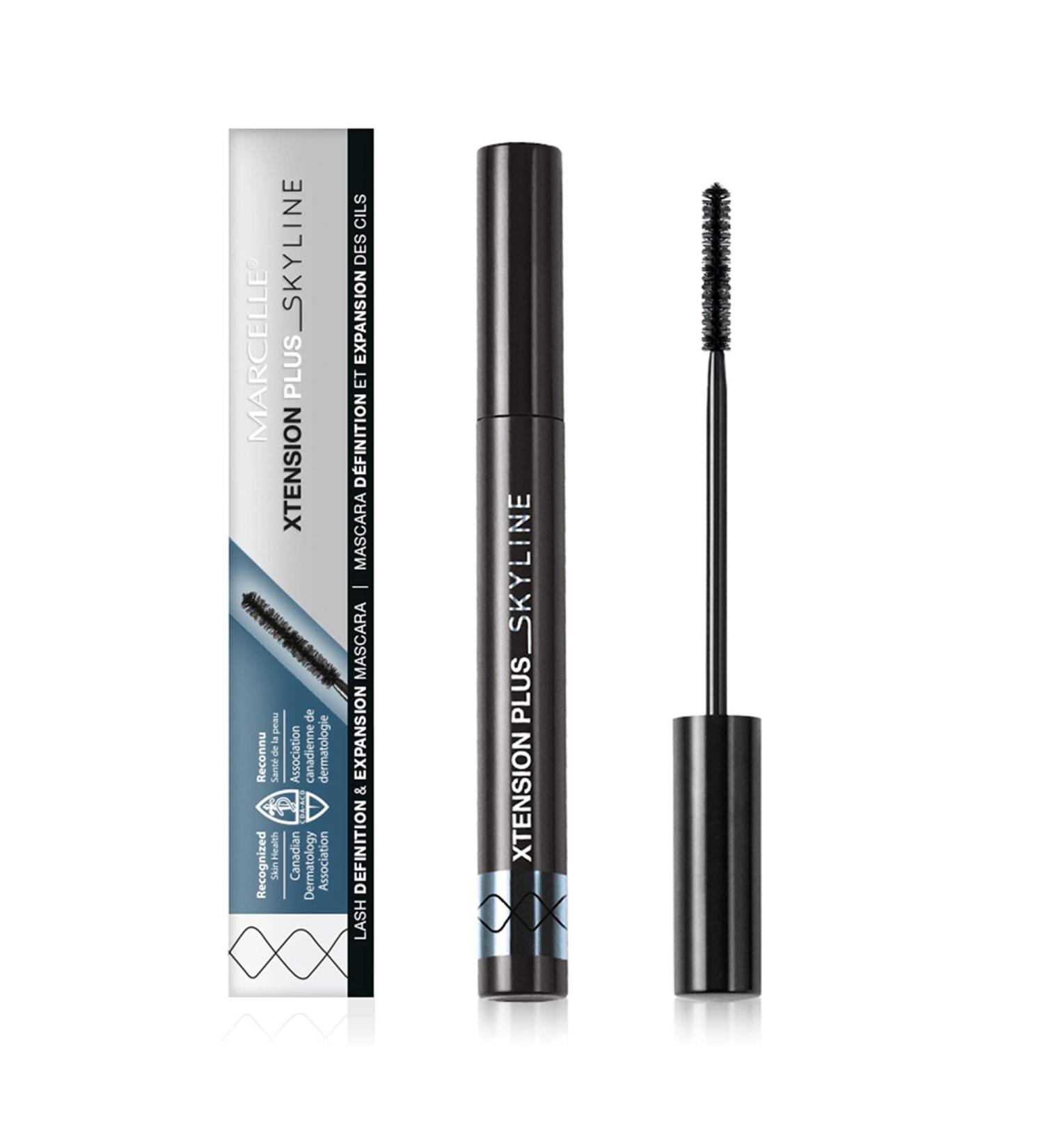 Marcelle Xtension Plus Skyline Mascara in Black - Hypoallergenic & Fragrance-Free - 0.23 fl oz - Buy Online on GoSupps.com