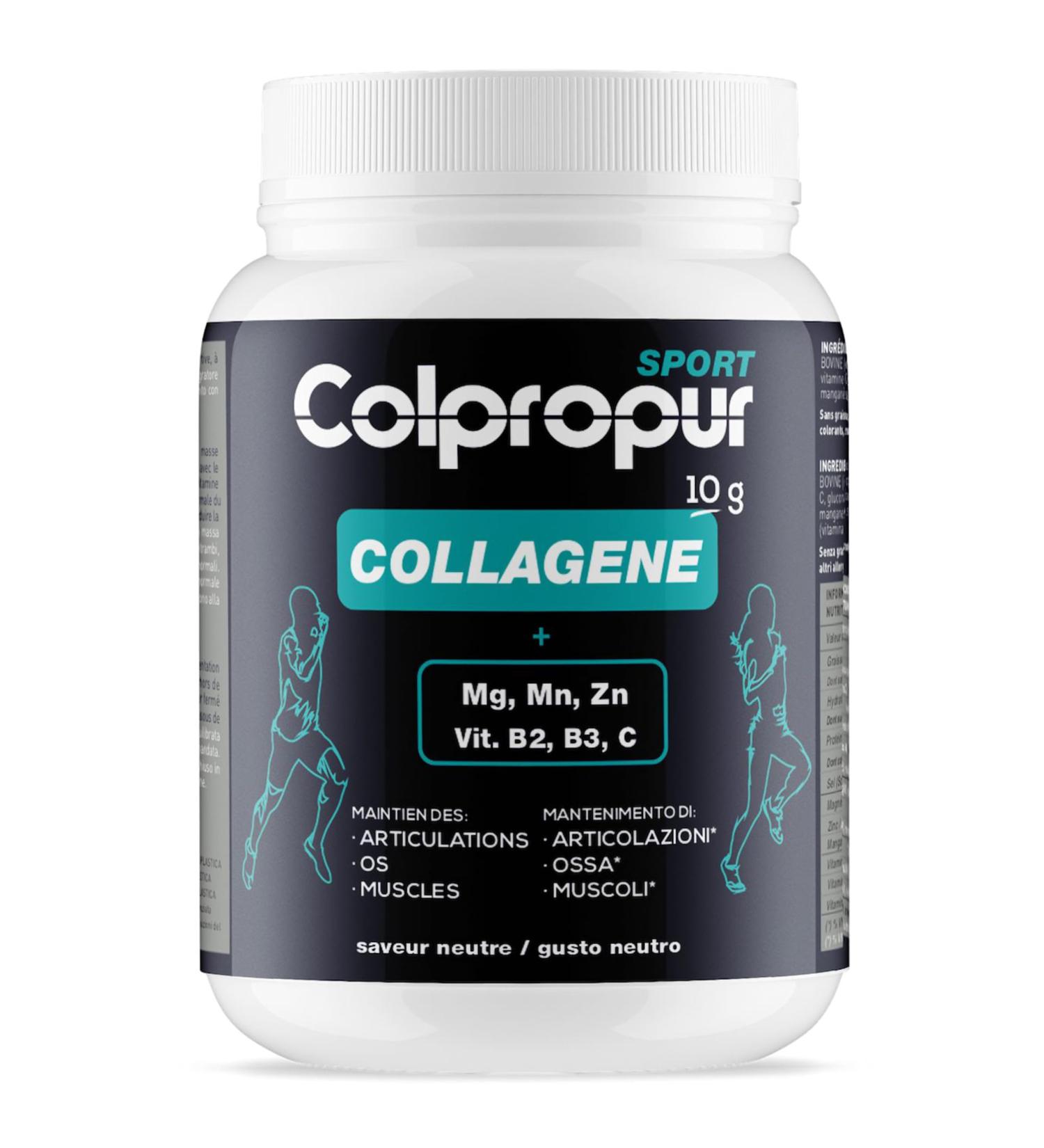 Hydrolyzed Collagen Powder | 30 Days | Sport Muscles & Joints | BCAA Magnesium Zinc + Vitamins B2 B3 & C | Flavor Neutral | COLPROPUR - Buy Online on GoSupps.com