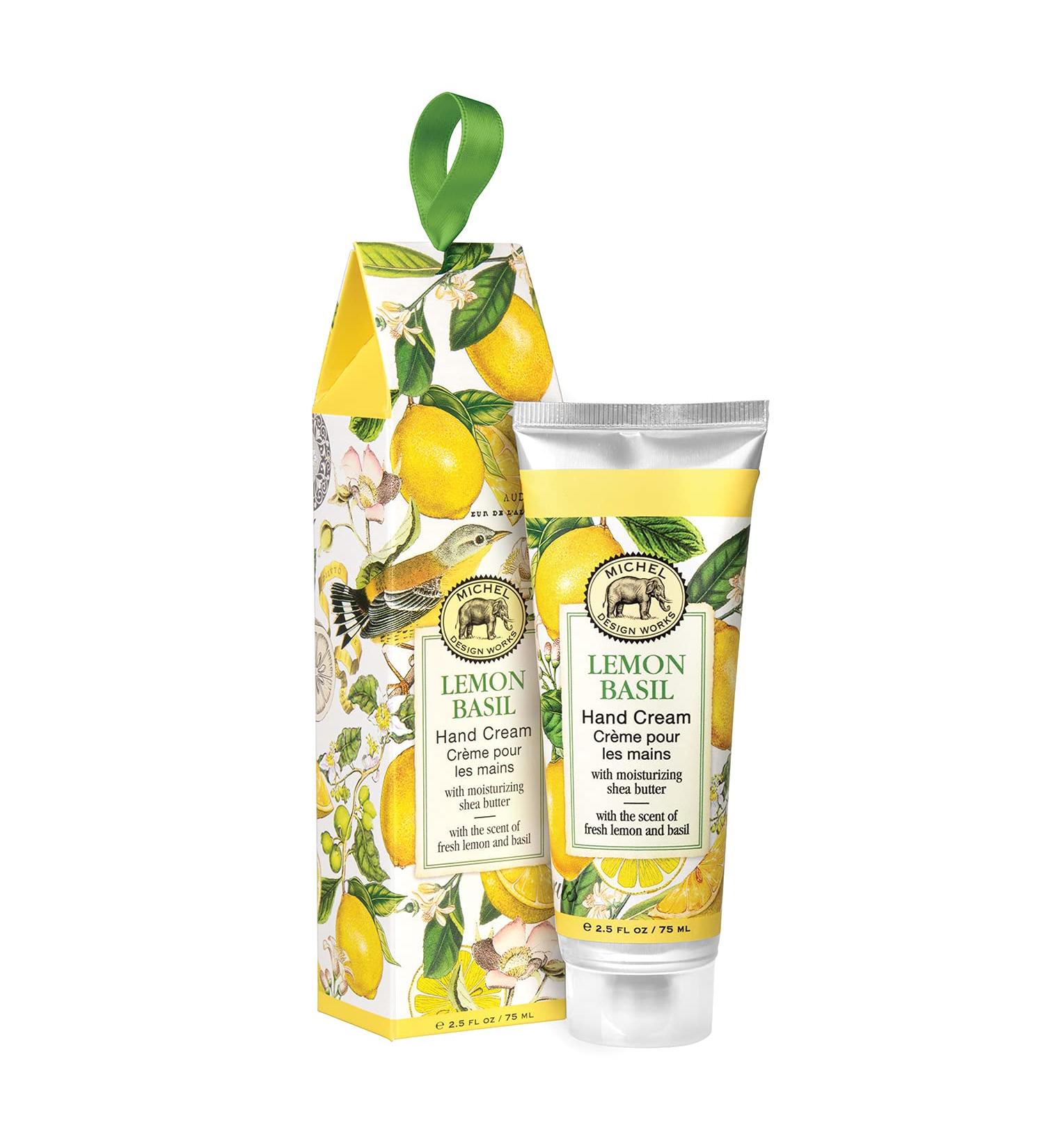 Hand Cream 75 ml - Lemon Basil | MICHEL DESIGN WORKS | Moisturizing Nourishing Luxury Skincare for All Skin Types - International Shipping Available - Buy Online on GoSupps.com
