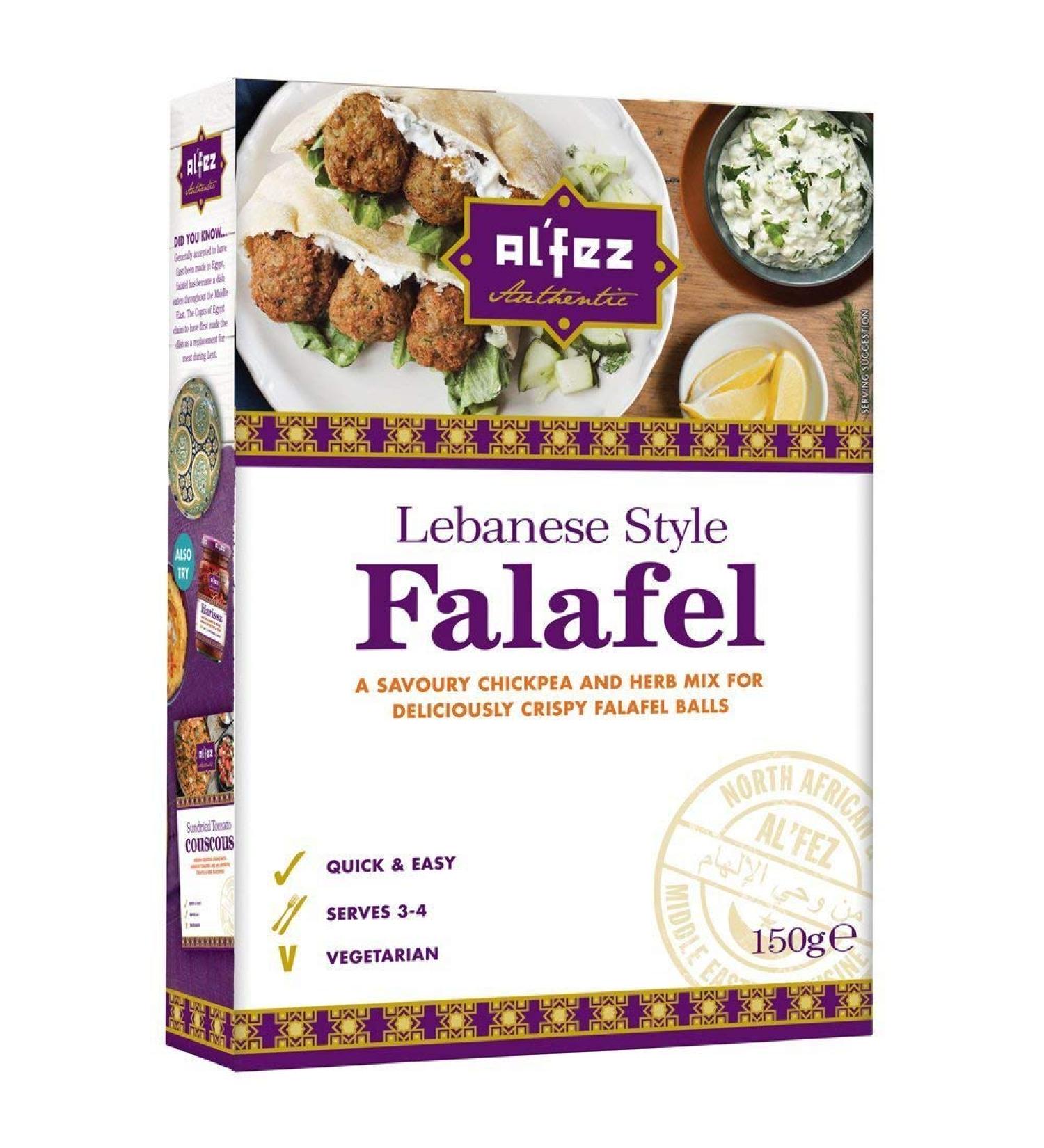 Al'Fez Falafel Lot de 9 m langes 150 g