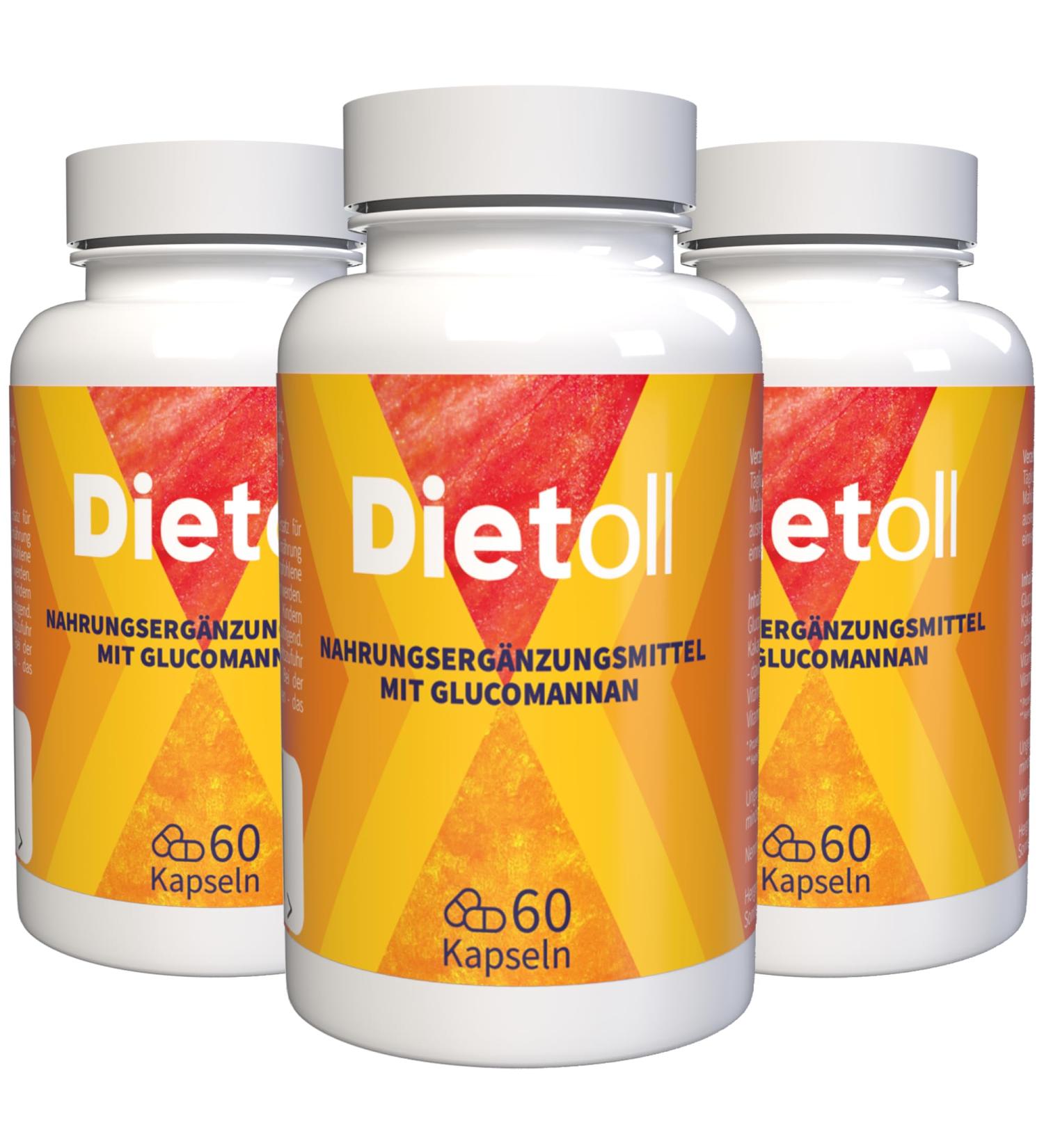 Buy Dietoll - 180 Capsules (3x60) - Best Price for International Shipping | Top Quality Dietary Supplement - Buy Online on GoSupps.com