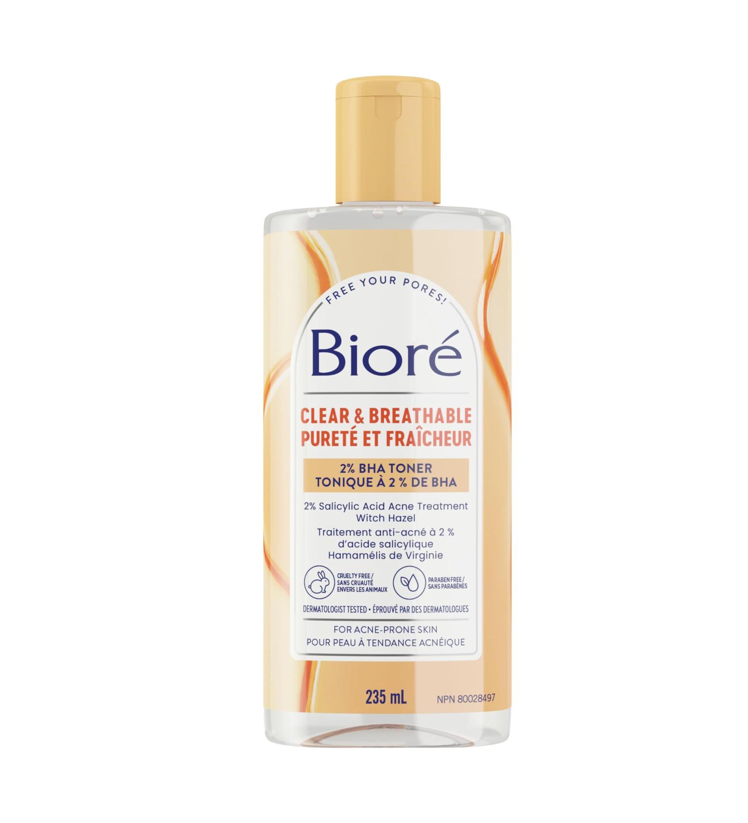 Bior Pore Clarifying Toner with Witch Hazel Acne Prone Facial Skin Care (235 mL) - Buy Online on GoSupps.com