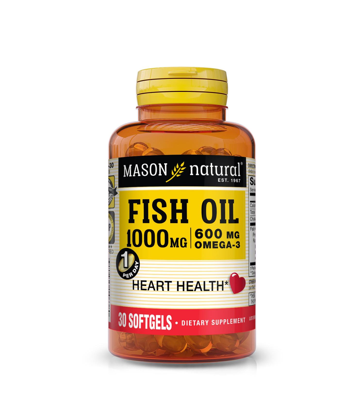FISH OIL 1000MG SUPER OMEGA-3 30-Count Softgels - Buy Online on GoSupps.com