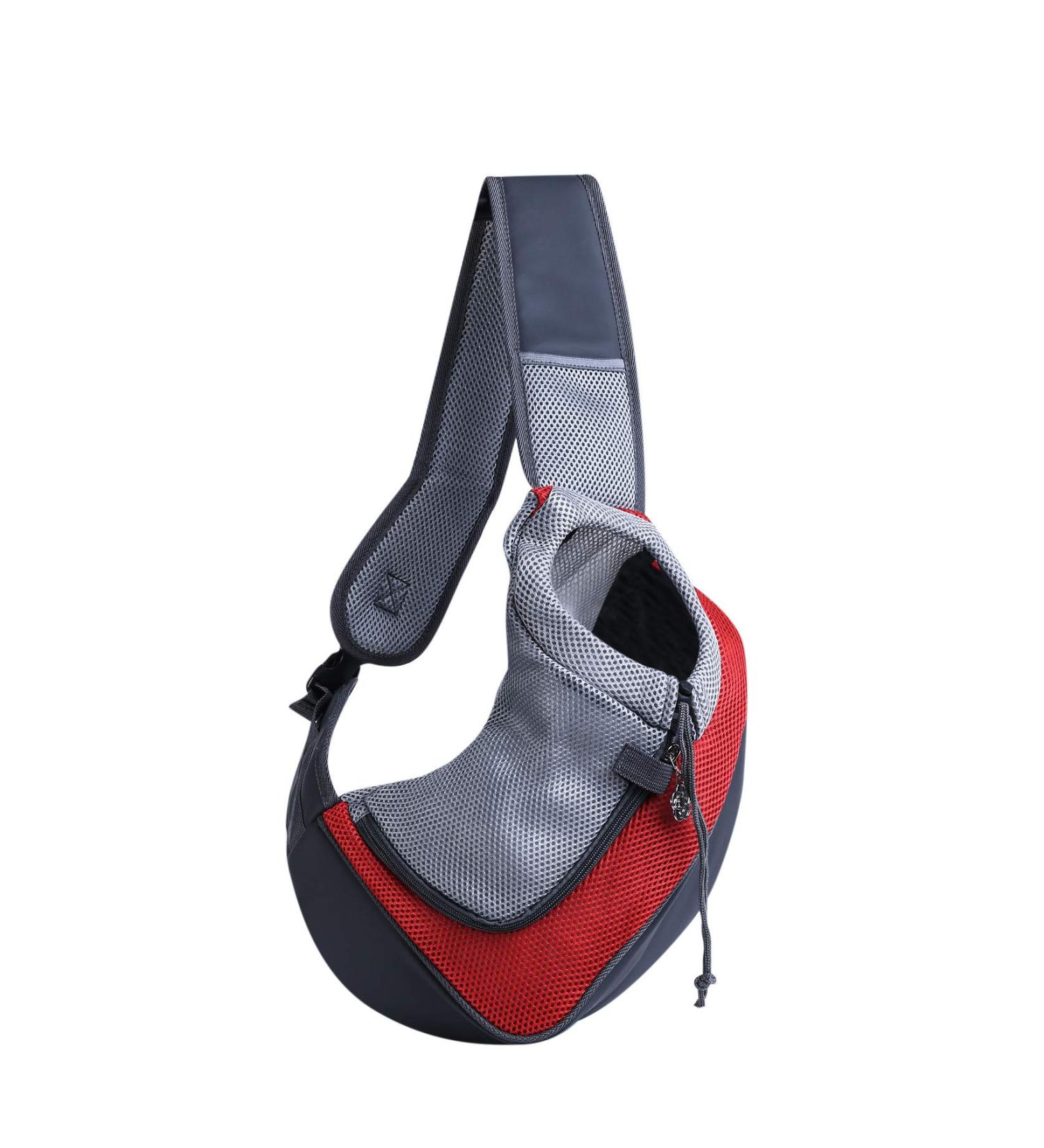 Pet Sling Carrier Hands-free Small Pet Pouch Bag Front Pocket Cat Dog Carrier Bag with Breathable Net Shoulder Tote Bag for Small Animals Dog Cat Puppy Doggy Outdoor Travel Walking Carrying - Buy Online on GoSupps.com