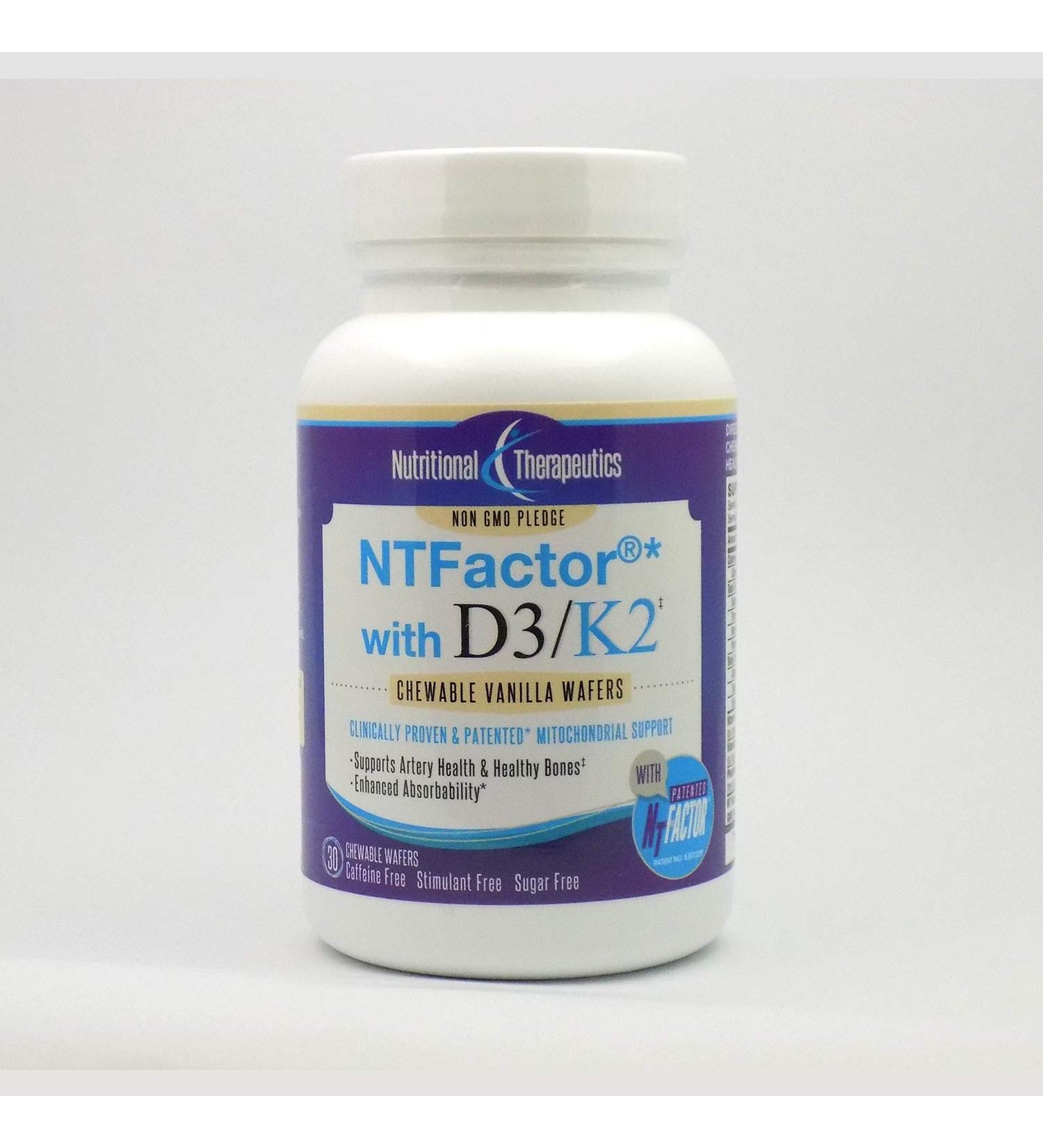 Nutritional Therapeutics D3/K2 with NT Factor Vanilla 30 Wafers