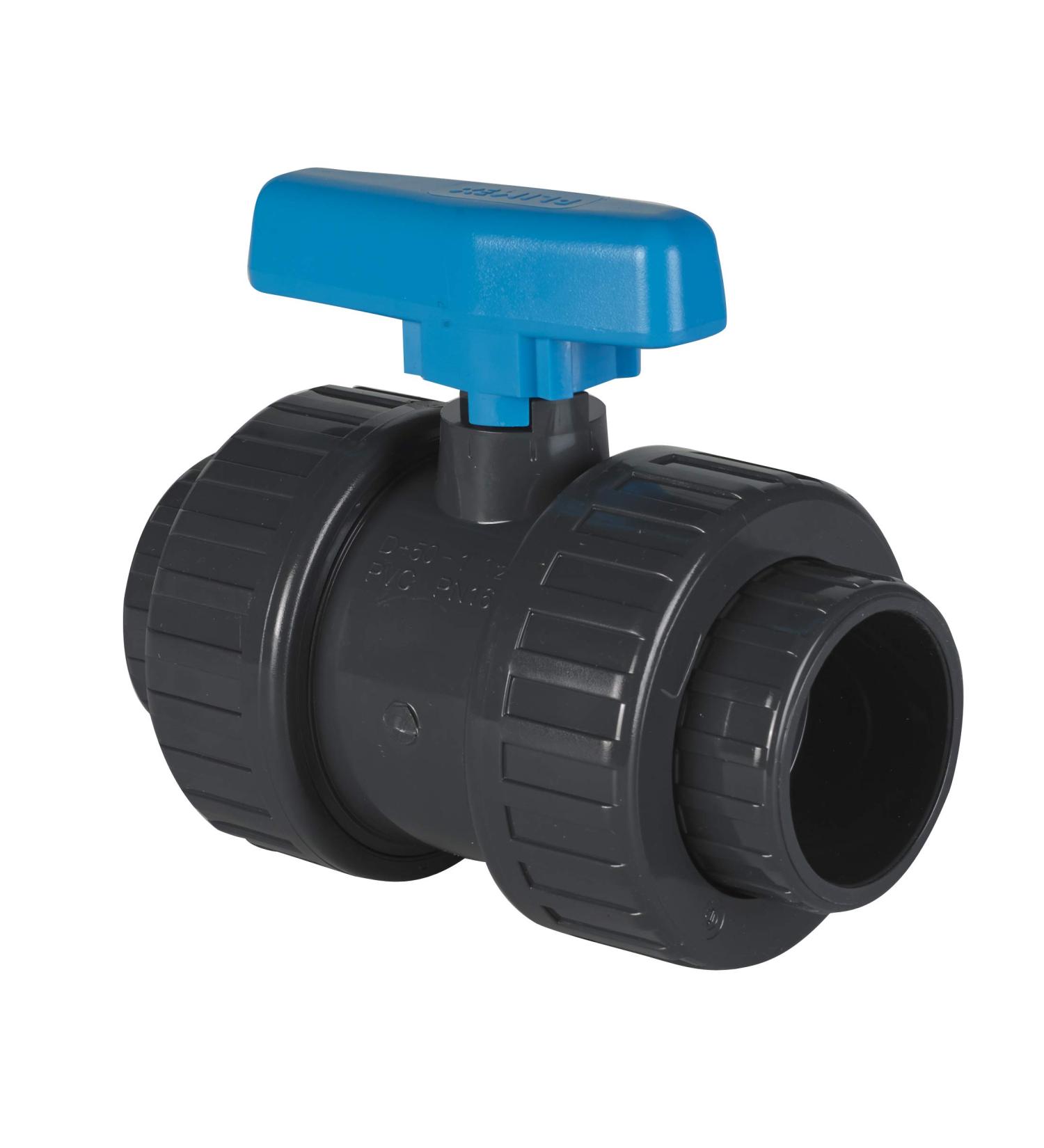 LionFlex PVC Ball Valve DN 50 mm | Adhesive Socket x Adhesive Socket | Buy Internationally Online - Buy Online on GoSupps.com