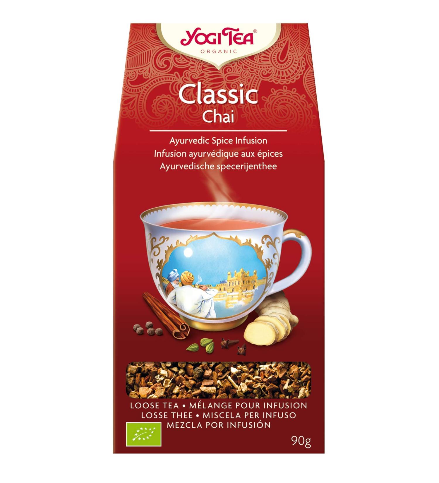 Yogi Tea Chai classique 90 g (lot de 8)