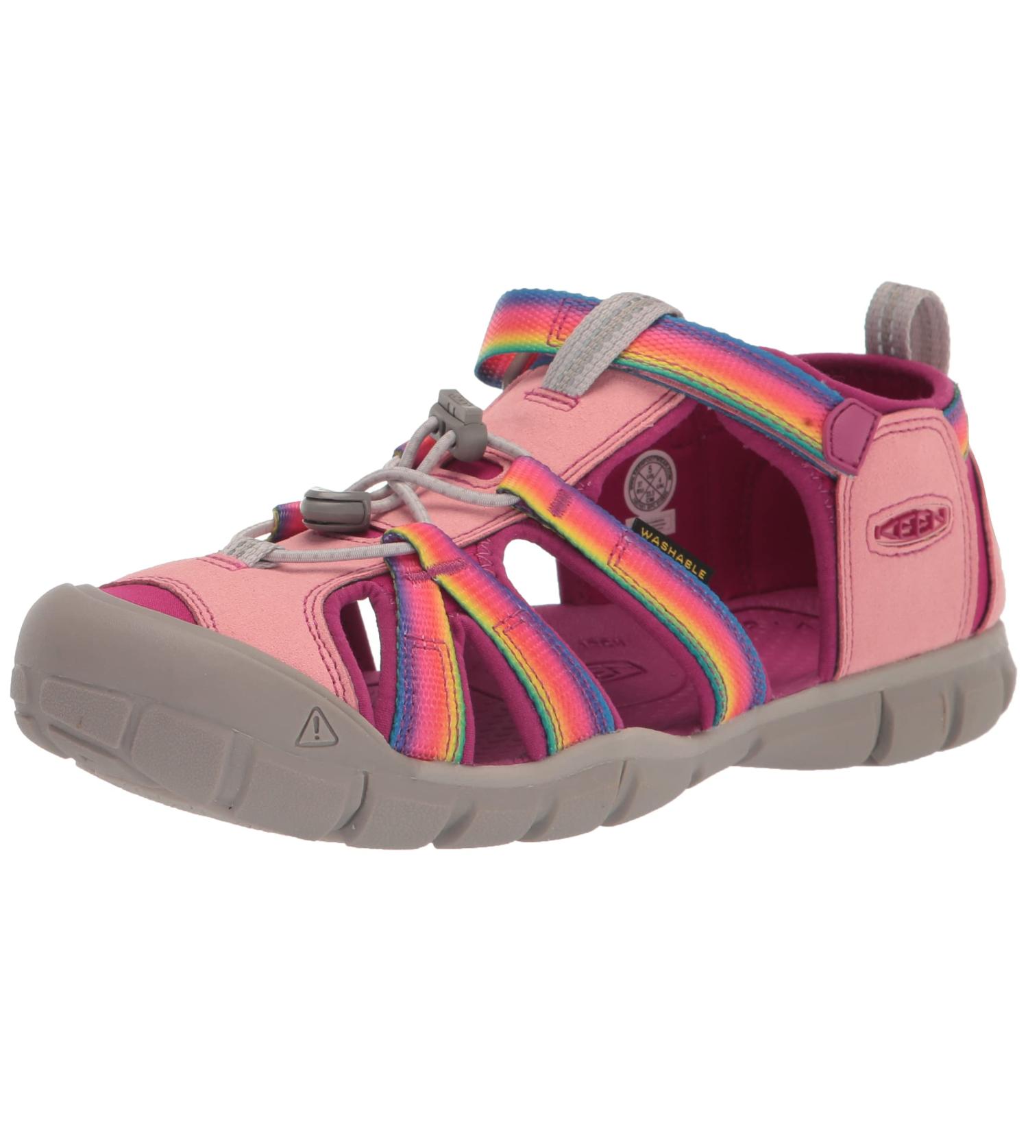 KEEN Unisex Kid's Seacamp 2 CNX-Baby Sandal - Size 3 UK Child - Rainbow Festival Fuchsia - Buy Online on GoSupps.com