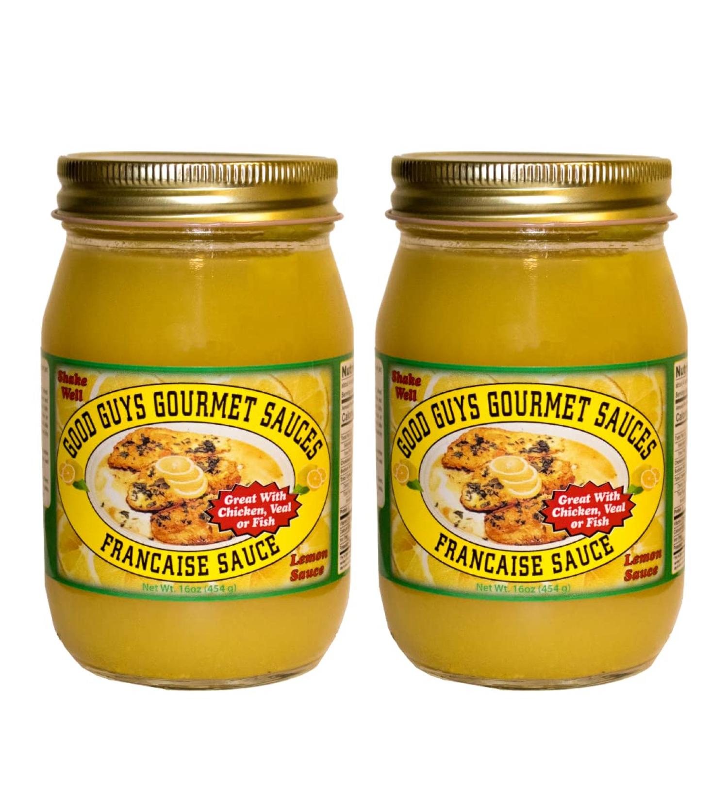 Francaise Cooking Sauce - White Wine Base for Chicken, Veal, Seafood & Fish - 2 Pack, Made in USA - Buy Online on GoSupps.com