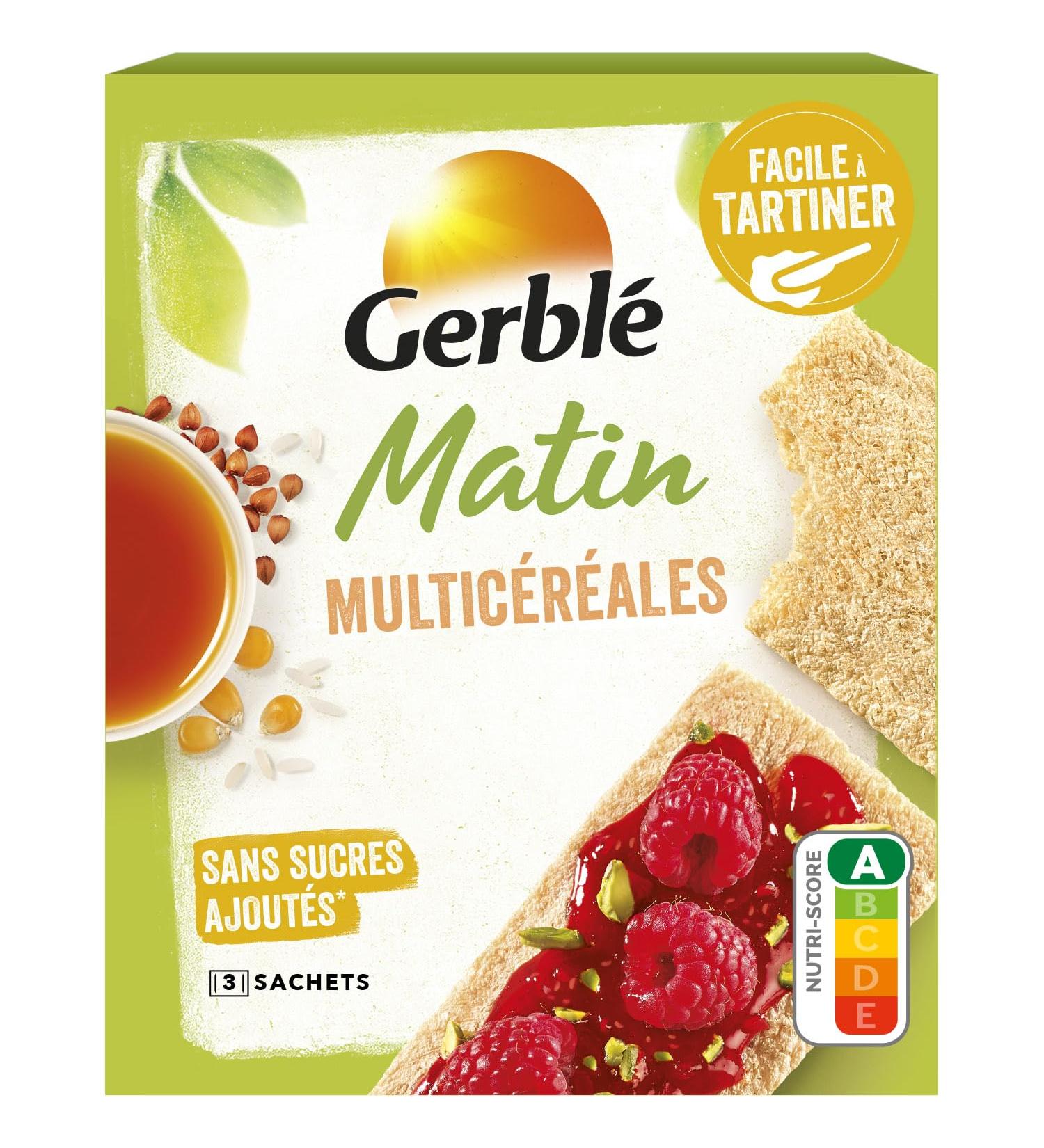 Gerbl Multigrain Toasts No Added Sugars and High in Fiber Gluten Free 21 toasts 125 g 221591 - Buy Online on GoSupps.com
