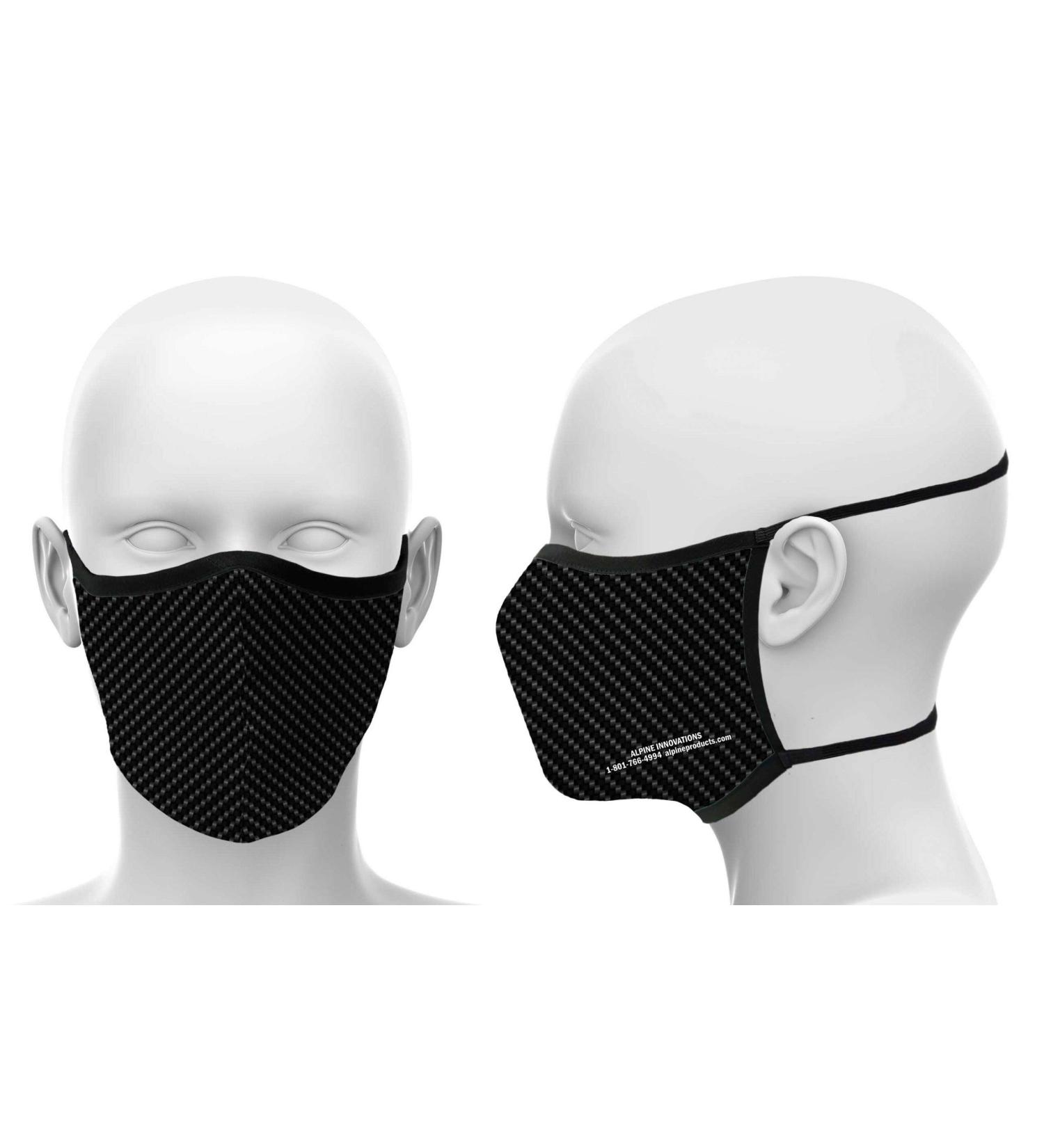 Alpine Innovations Single Mask | Carbon Fiber | 8 Pack of Filters - Buy Online on GoSupps.com