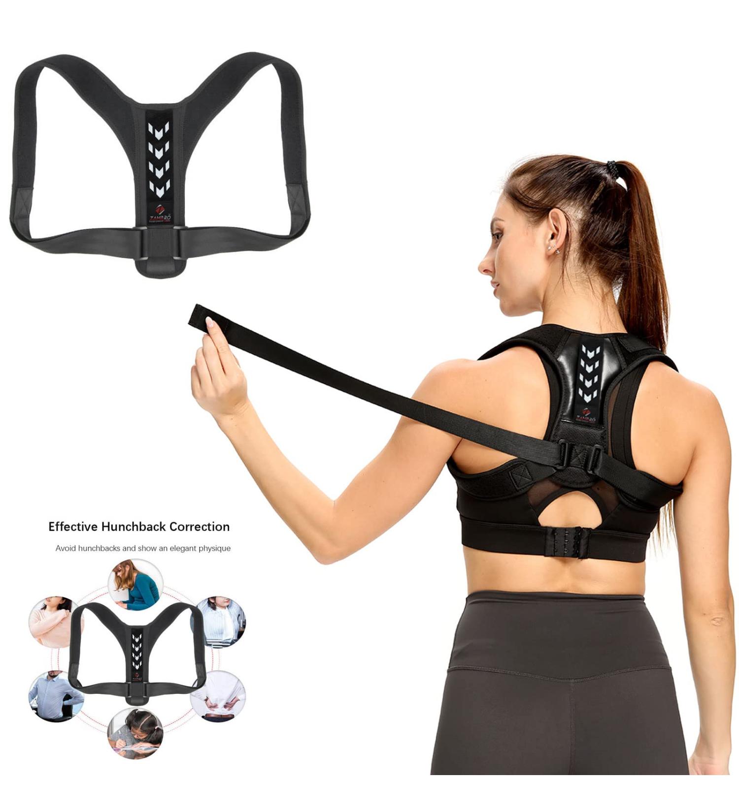 ZAHBRO Posture Corrector - Adjustable Clavicle Brace for Improved Posture and Back Pain Relief - Buy Online on GoSupps.com