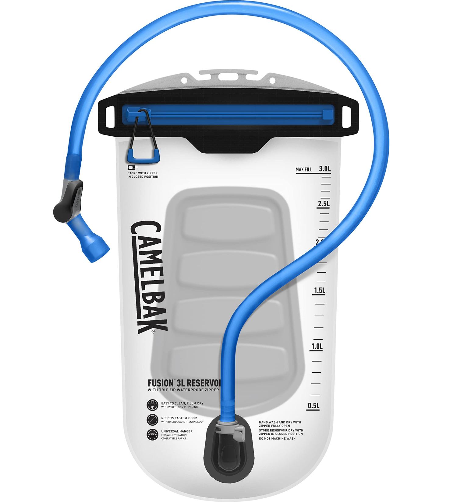 CamelBak Fusion Reservoir 3L with TRU Zip Waterproof Zipper - Leak-Proof Hydration Bladder - Buy Online on GoSupps.com