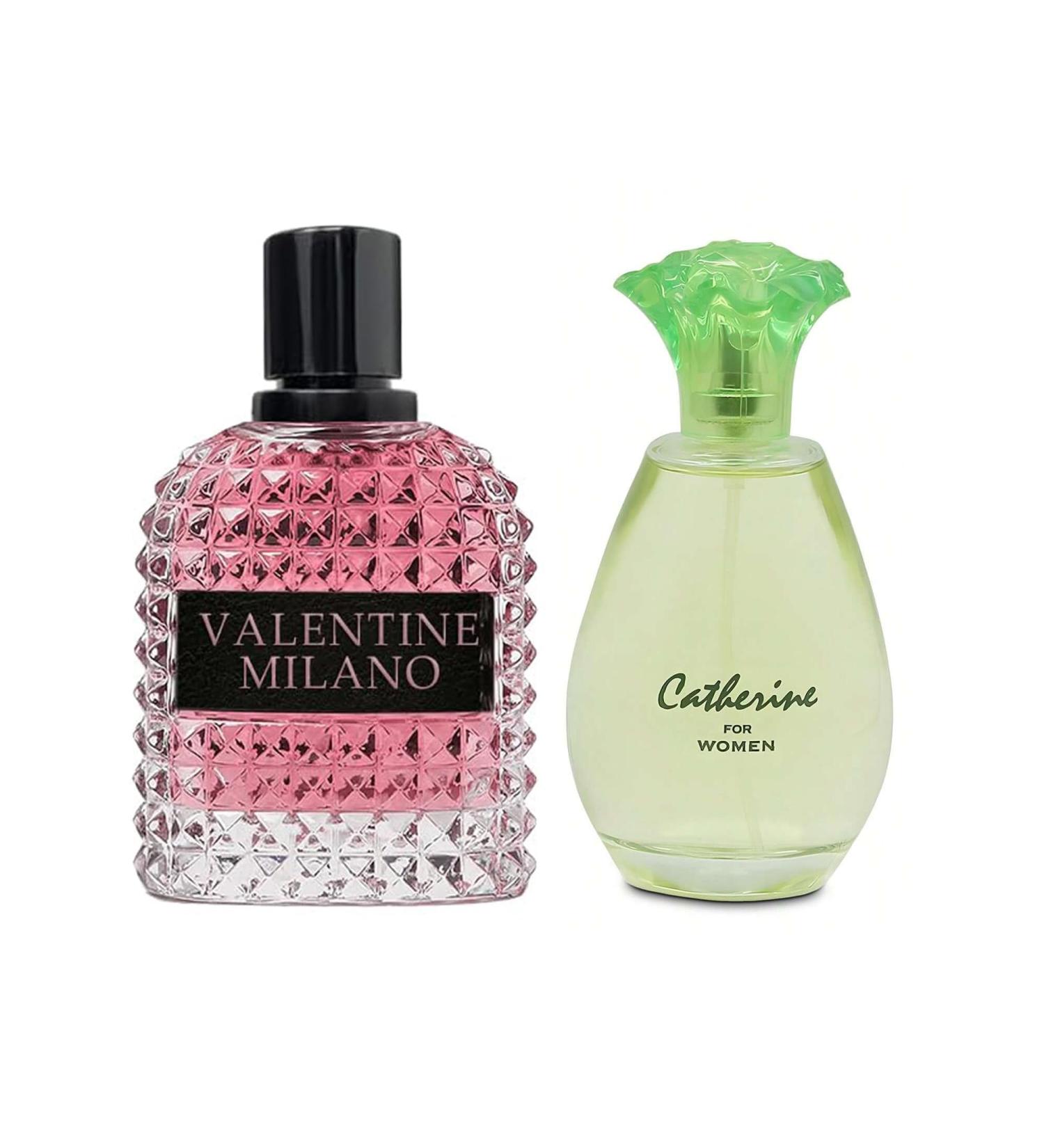 Women's Perfume Combo Set Milano Women&Catherine Floral Fruity Fragrance Eau De Parfum Elegant 100ml Bottle Natural Spray Each for Daily Used Milano&Catherine - Buy Online on GoSupps.com