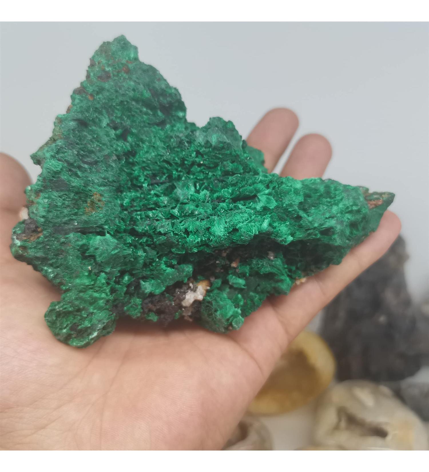 200-700g beautiful natural Yangchun malachite specimen rough gemstone crystals for decoration (Size : 400-500g) - Buy Online on GoSupps.com
