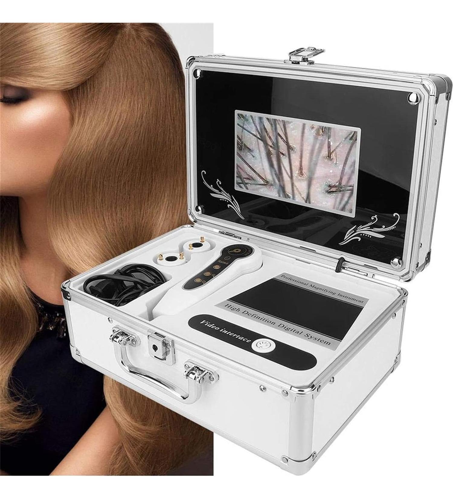 7 Inch Skin Diagnosis Hair Analyzer 50X/200X Skin Diagnosis Scanner System Hair Analyzer Analysis Scanner Skin Health Detection - Buy Online on GoSupps.com