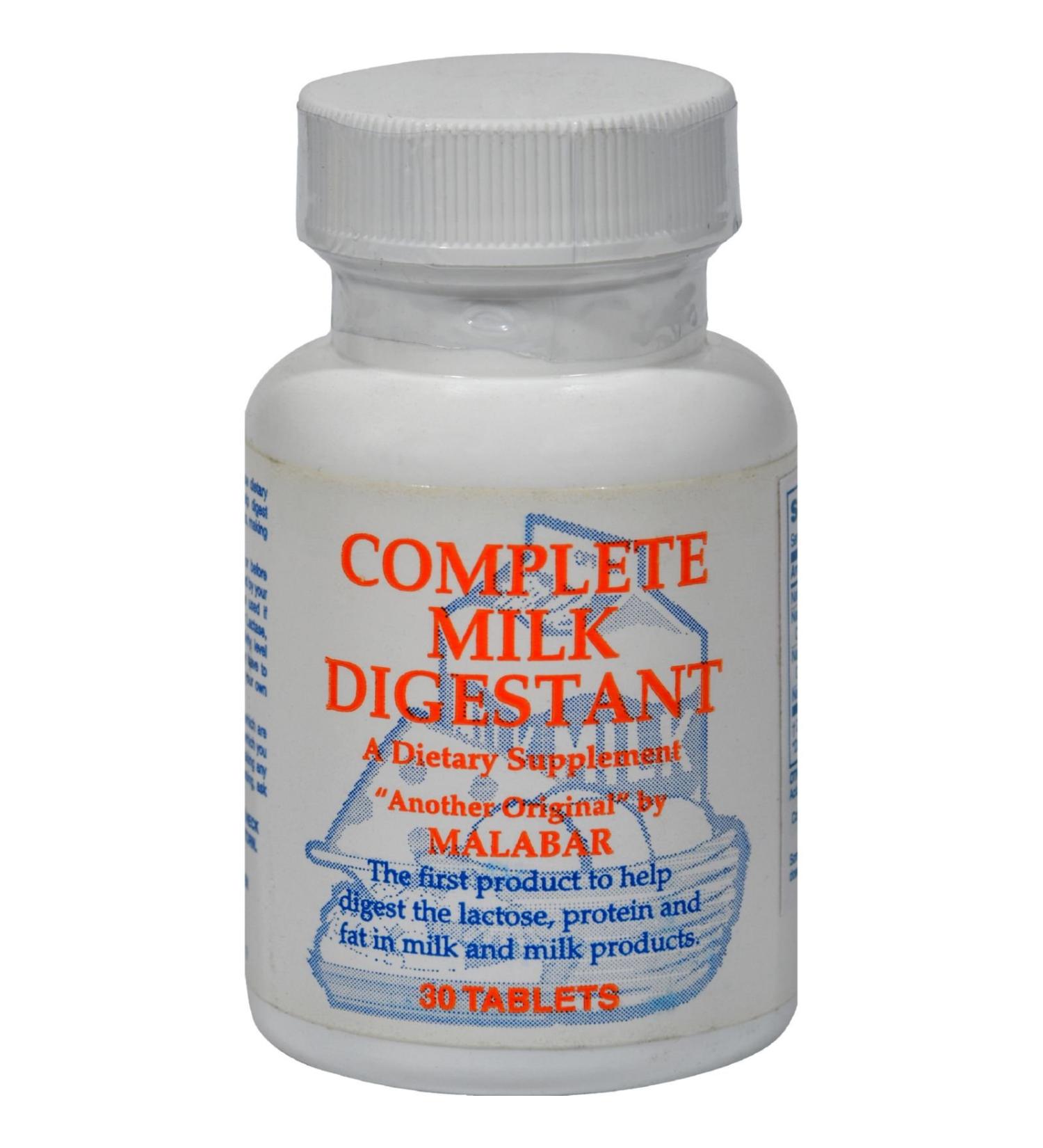 Malabar Complete Milk Digestant - 30 Tablets
