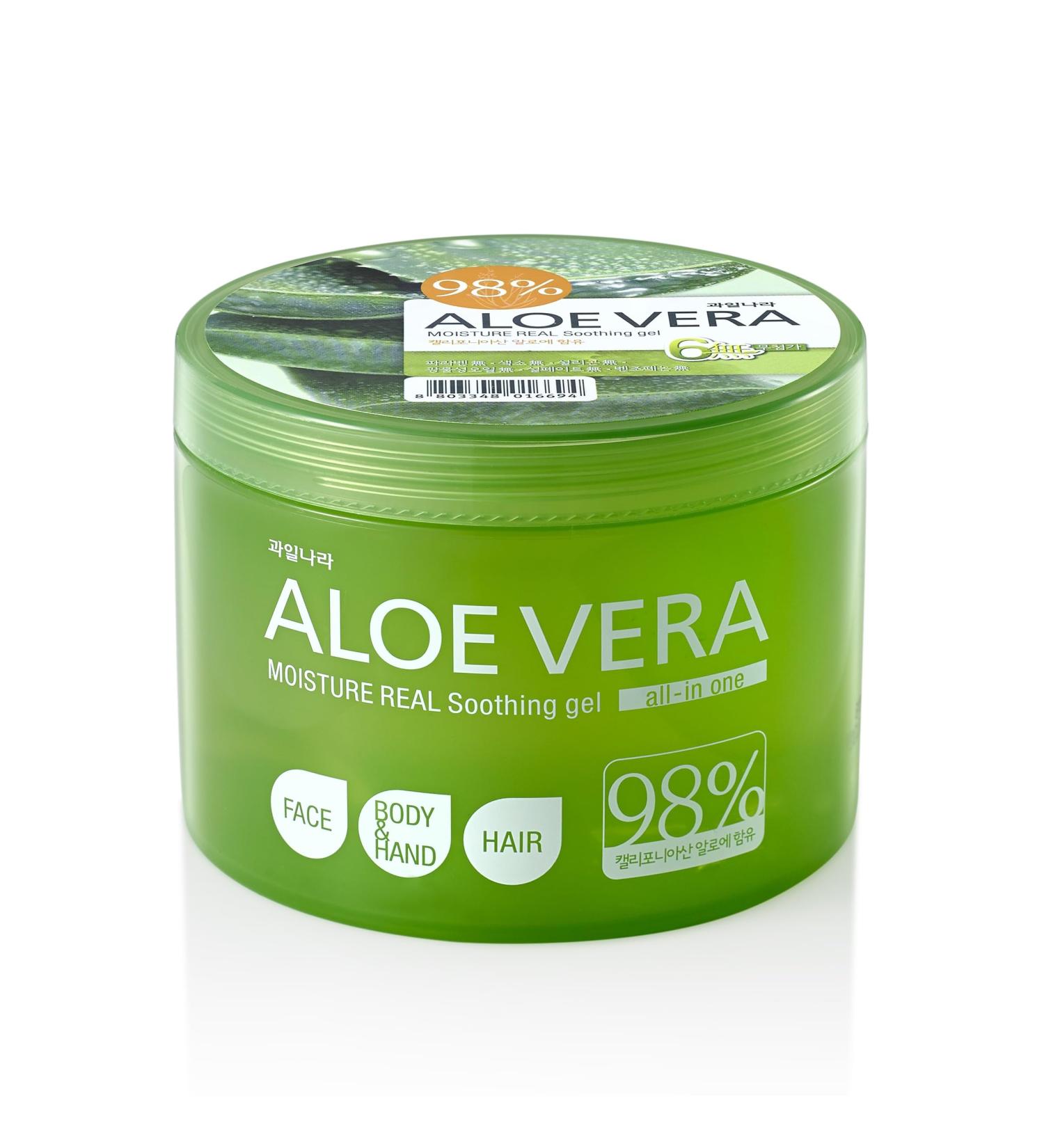 WELCOS Kwailnara Aloe Vera Gel - 98% Pure Moisture Soothing Gel for Face Body Hands & Hair | California Grown Korean Skin Care (16.91 Fl oz - Buy Online on GoSupps.com