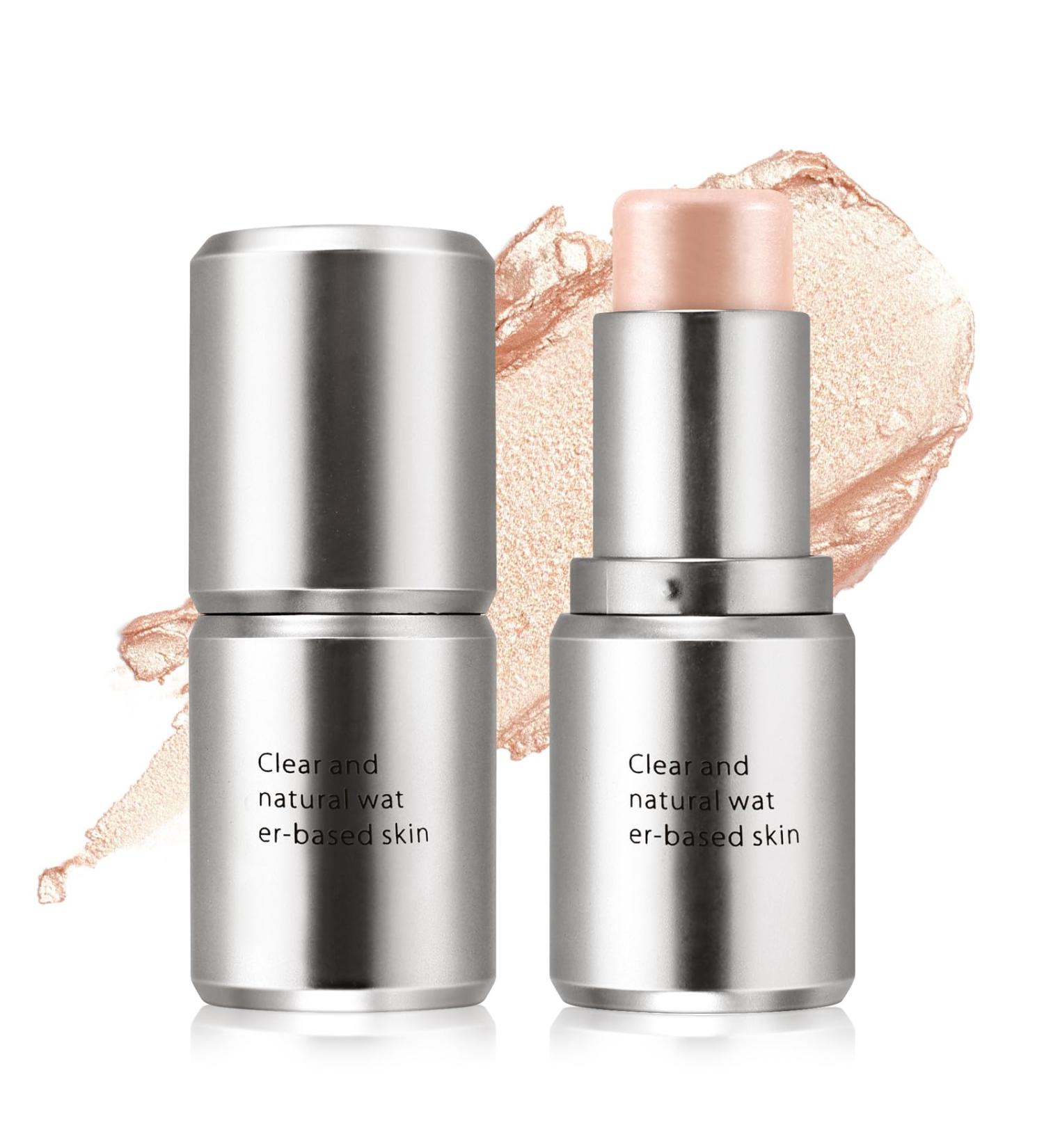 Boobeen Highlighter Makeup Stick - Cream Highlighter & Blush Stick for Face Contouring - Natural Translucent Illuminator with Dewy Finish 02# | International Shipping - Buy Online on GoSupps.com