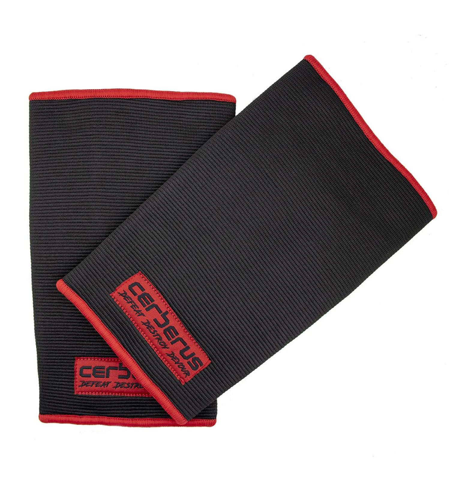 CERBERUS Strength Dual-Ply Elbow Sleeves Pair - Large (30-32cm) | International Shipping Available - Buy Online on GoSupps.com