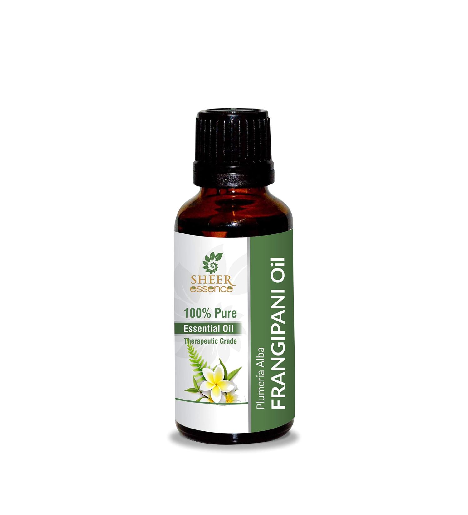 Frangipani Oil -(Plumeria Alba)- Essential Oil 100% Pure Natural Undiluted Uncut Therapeutic Grade Oil 0.16 Fl.Oz To 33.81 Fl.Oz By Sheer Essence (FRANGIPANI OIL 10ML (0.33 FL.OZ)) - Buy Online on GoSupps.com