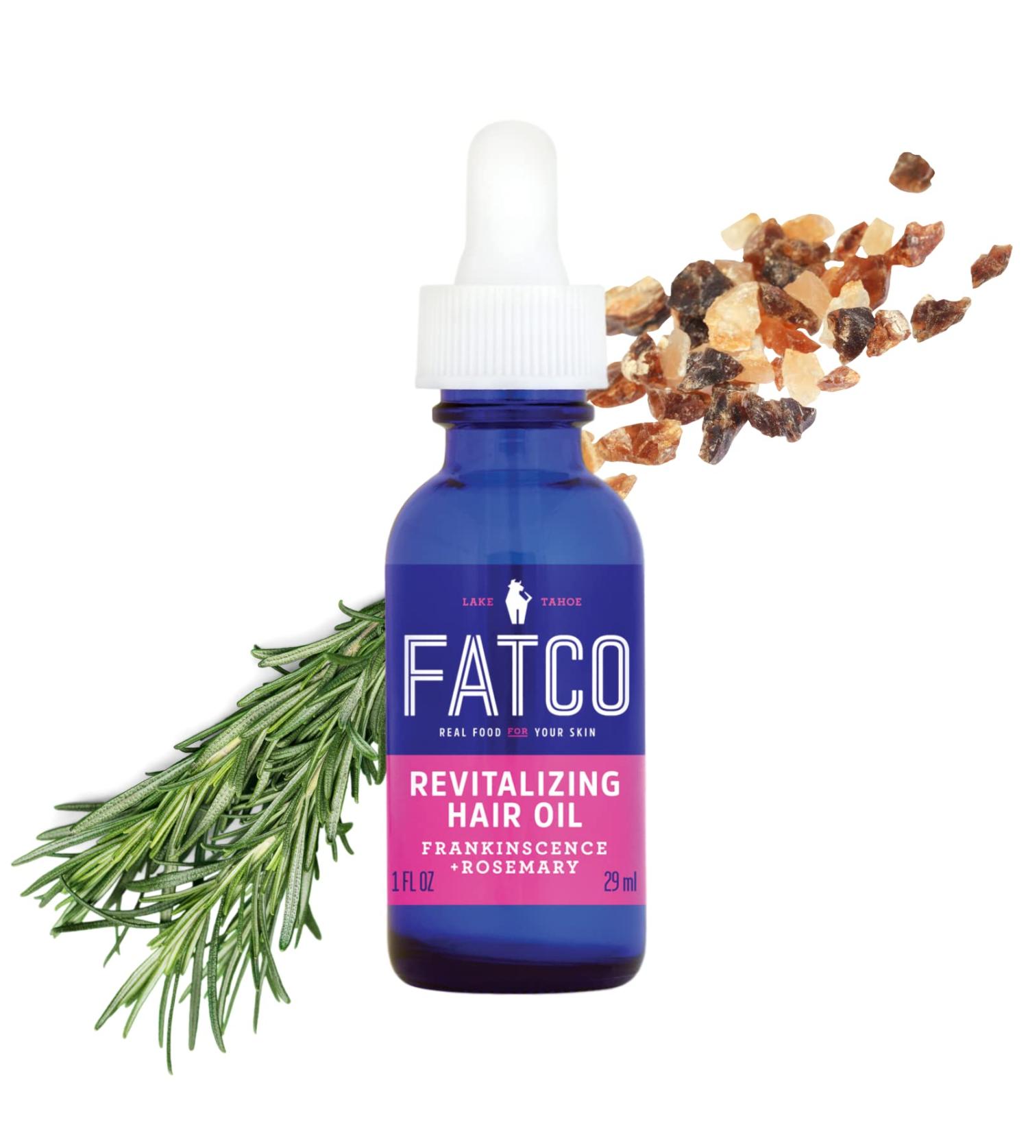 Buy FATCO Revitalizing Hair Oil - Frankincense & Rosemary (1oz) | Nourish & Strengthen Hair | International Shipping Available - Buy Online on GoSupps.com