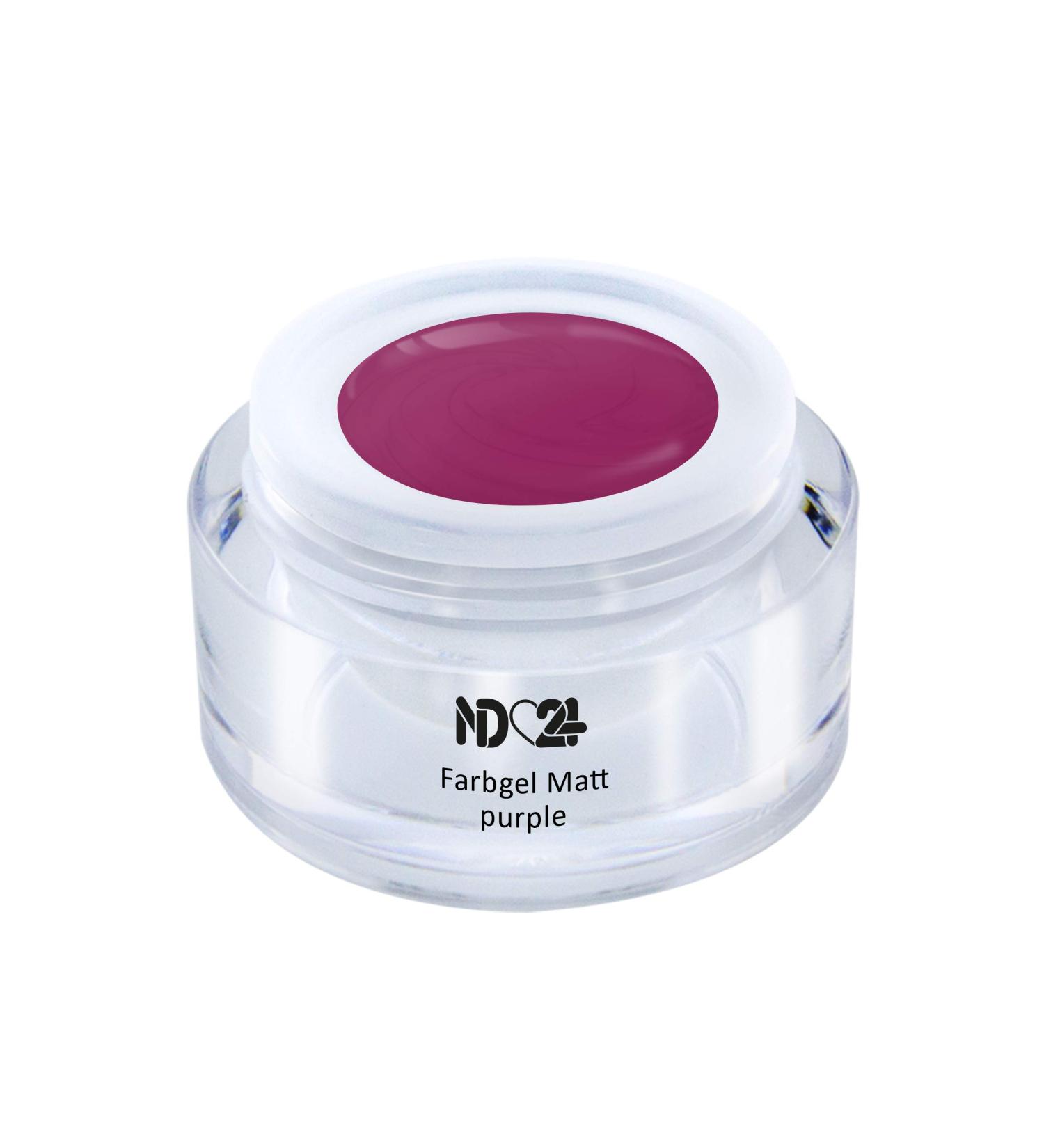 UV LED Color Gel - Matte Purple Violet - Studio Quality - Made in Germany - 5ml | International Shipping - Buy Online on GoSupps.com