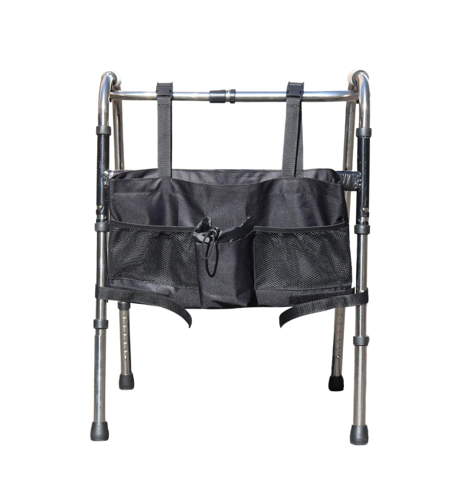 Walker Bags for Seniors Large Capacity Hands Waterproof Detachable Adjustable Tote Organizer with Thermal Compartments Hook & Loop Gifts for Elderly(Black/Purple) 12b - Buy Online on GoSupps.com