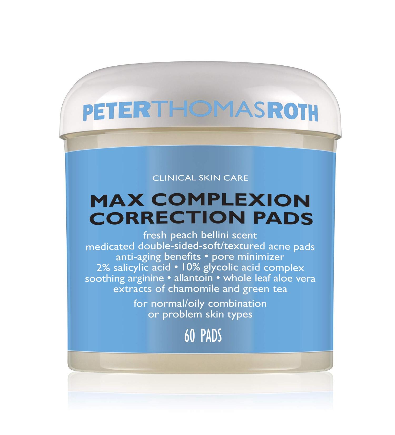 Peter Thomas Roth Max Complexion Correction Pads - Skin Clearing Treatment - Buy Online on GoSupps.com