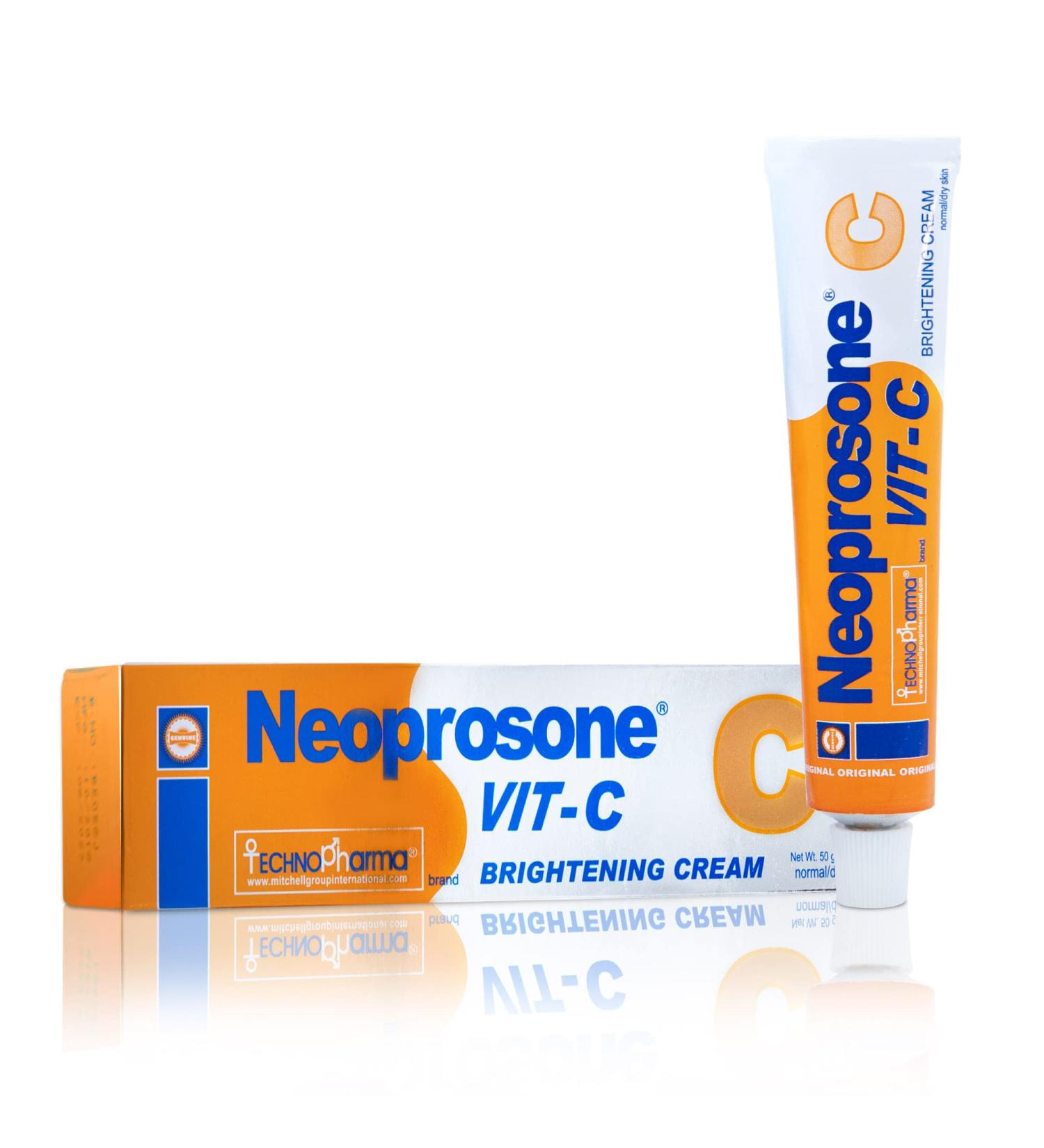 NEOPROSONE Skin Brightening Cream 1.7 Fl oz/50 ml with Vitamin C & Alpha Arbutin - Buy Now for Radiant Skin - Buy Online on GoSupps.com