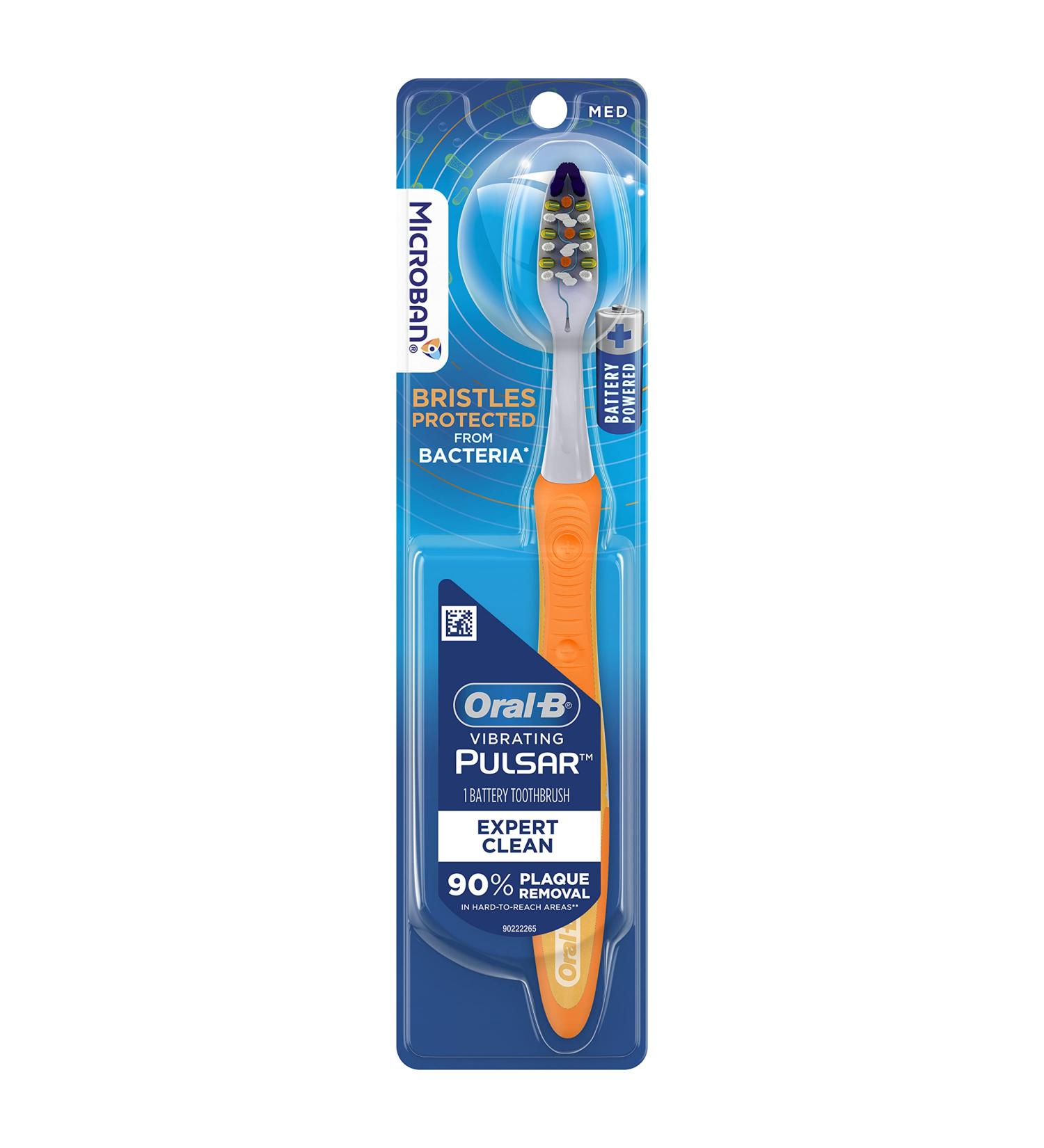 Buy Oral-B Pro-Health Pulsar Battery Powered Toothbrush - Medium Colors May Vary 1 Count - International Shipping Available - Buy Online on GoSupps.com
