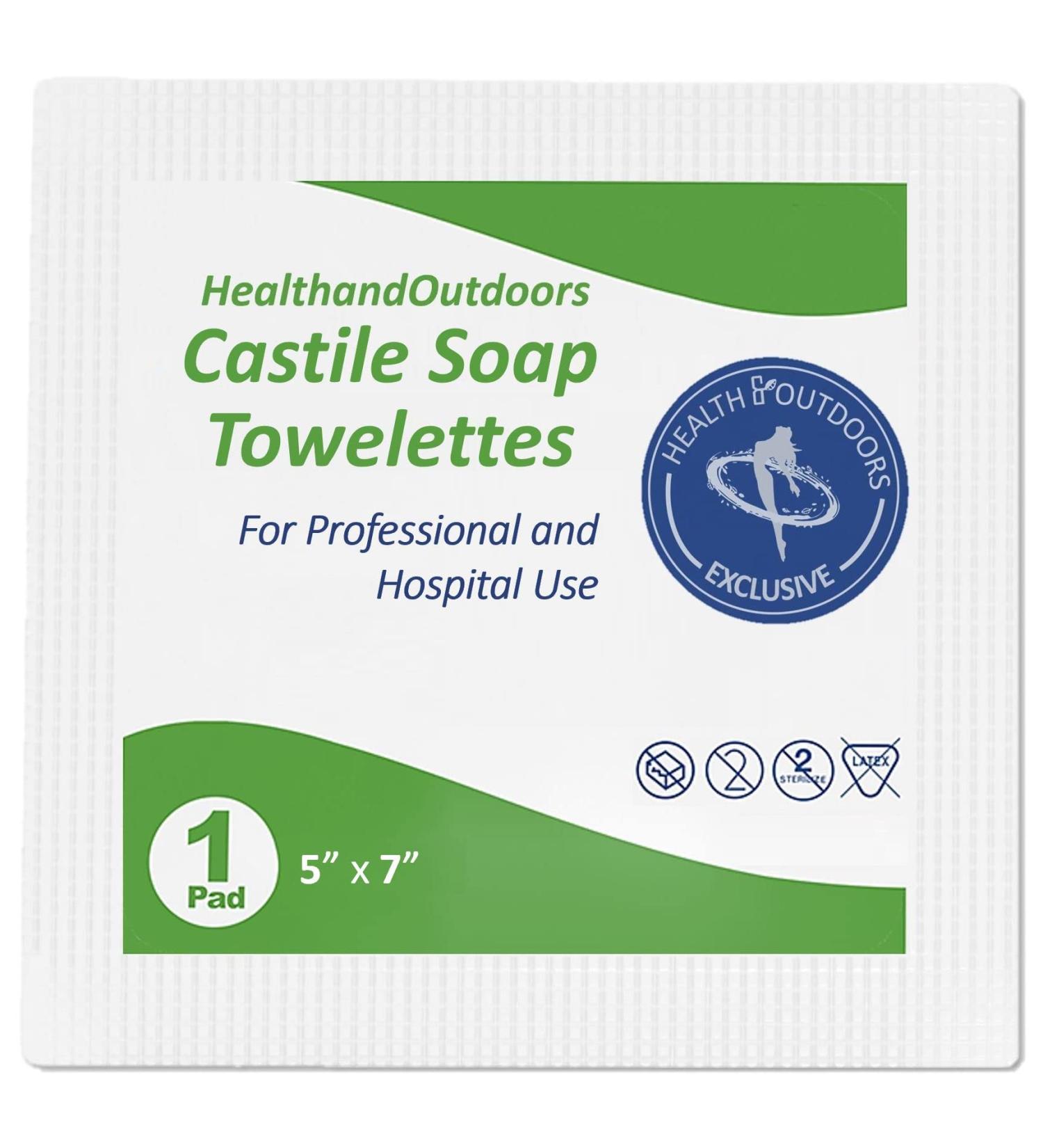 HAO Castile Soap Cleansing Towelettes 125 Count - Refreshing Scented Wipes - Buy Online on GoSupps.com