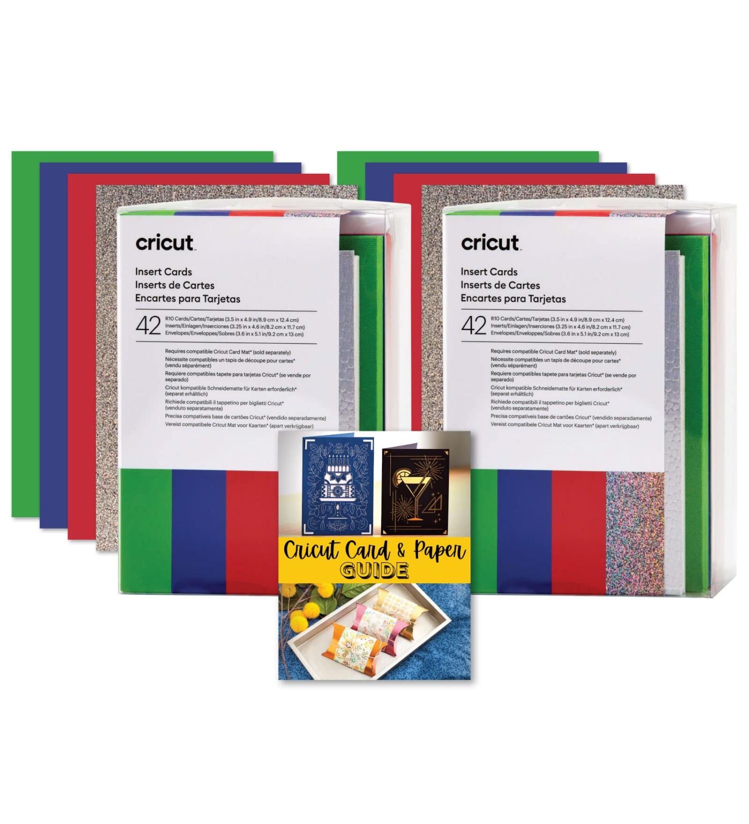 Cricut Insert Cards Double R10 Rainbow Scales Sampler Bundle | DIY Cardstock Crafts | No Glue | Small Note Card for Birthdays, Parties, Thank-Yous, and Congrats | Compatible with Cricut Explore and Maker - Buy Online on GoSupps.com