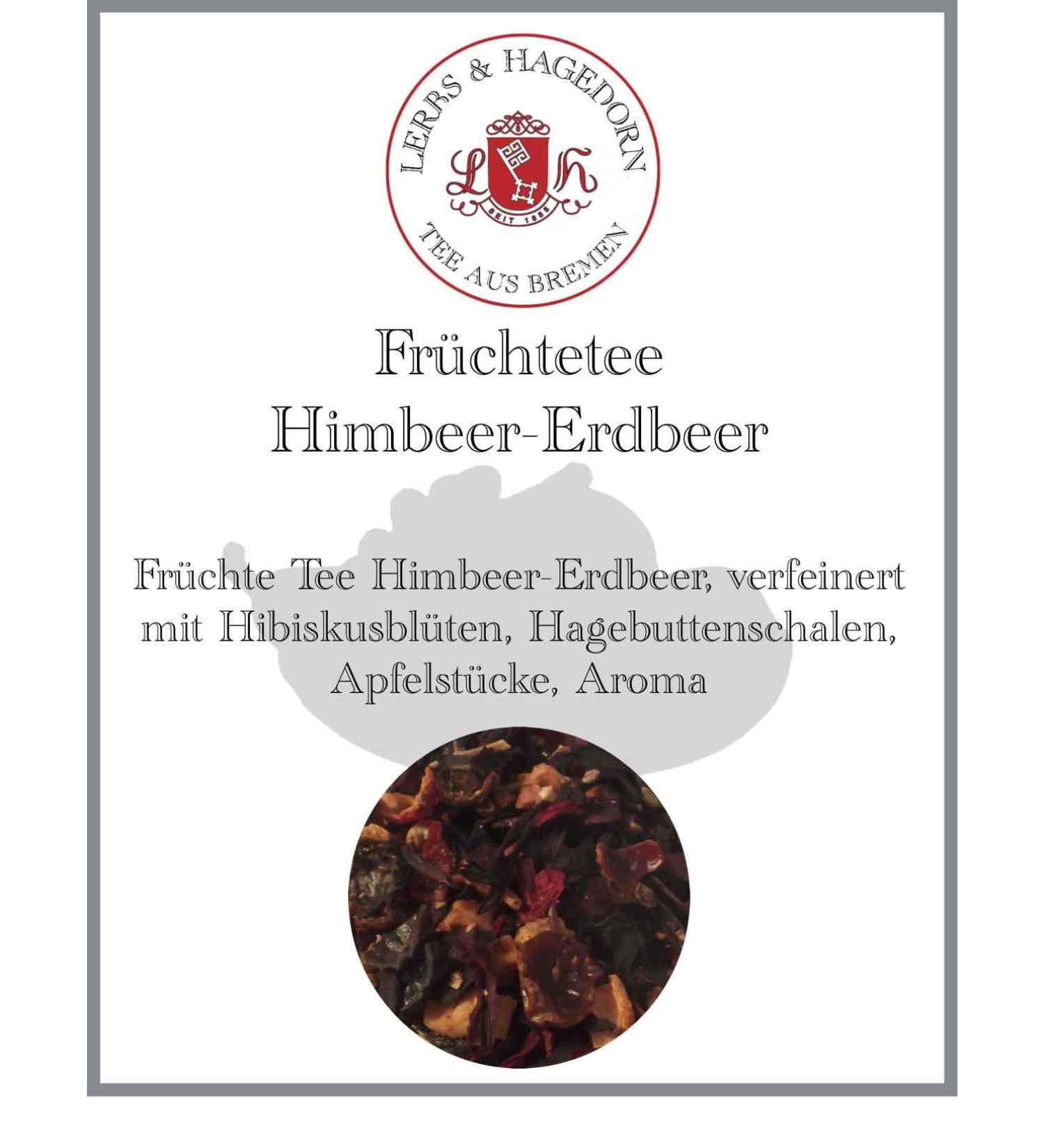  Lerbs & Hagedorn Raspberry Fruit Tea 1.5 kg - Buy Online on GoSupps.com