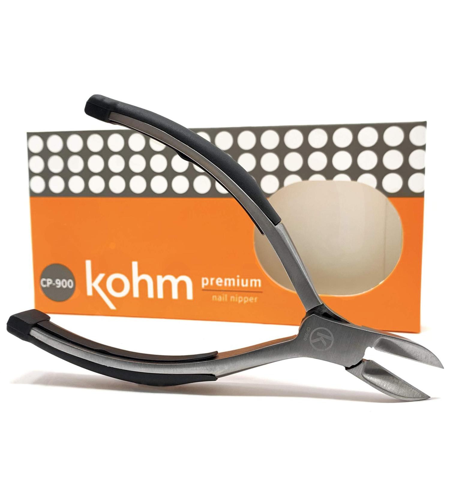KOHM Heavy-Duty Stainless-Steel Chiropodist-Style Toenail Clippers for Thick Nails - Buy Online on GoSupps.com
