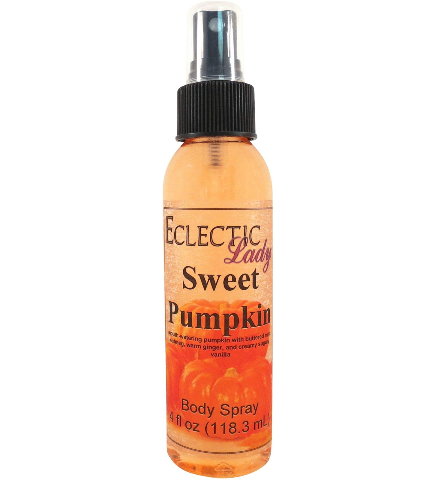 Sweet Pumpkin Body Spray 4 ounces Body Mist for Women with Clean Light & Gentle Fragrance Long Lasting Perfume with Comforting Scent for Men & Women Cologne with Soft Subtle Aroma For Daily Use - Buy Online on GoSupps.com
