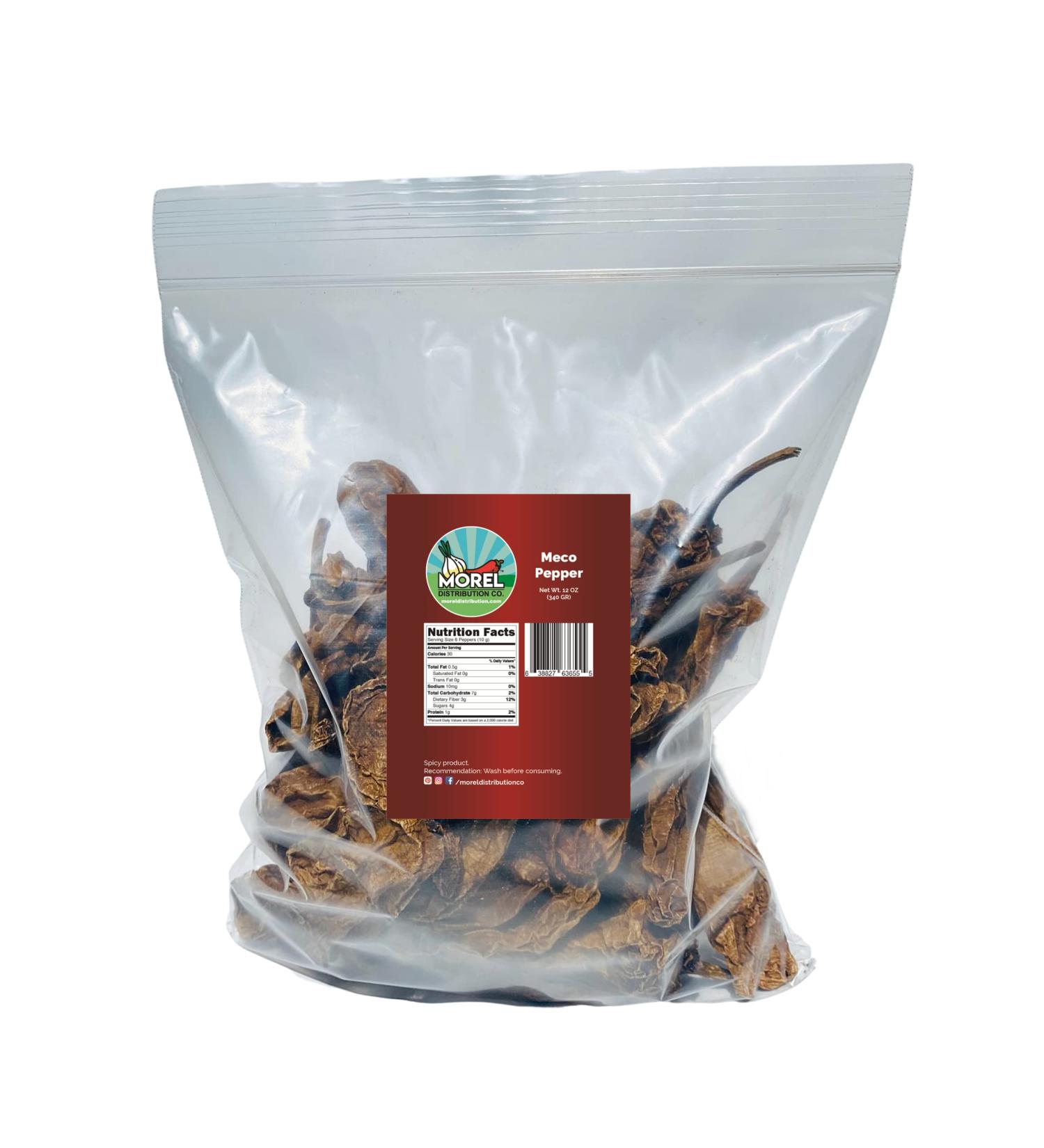 Dried Chile Chipotle Meco Pepper // Weights: 57 GR 170 GR 340 GR 510 GR 822 GR (340 GR) - Buy Online on GoSupps.com