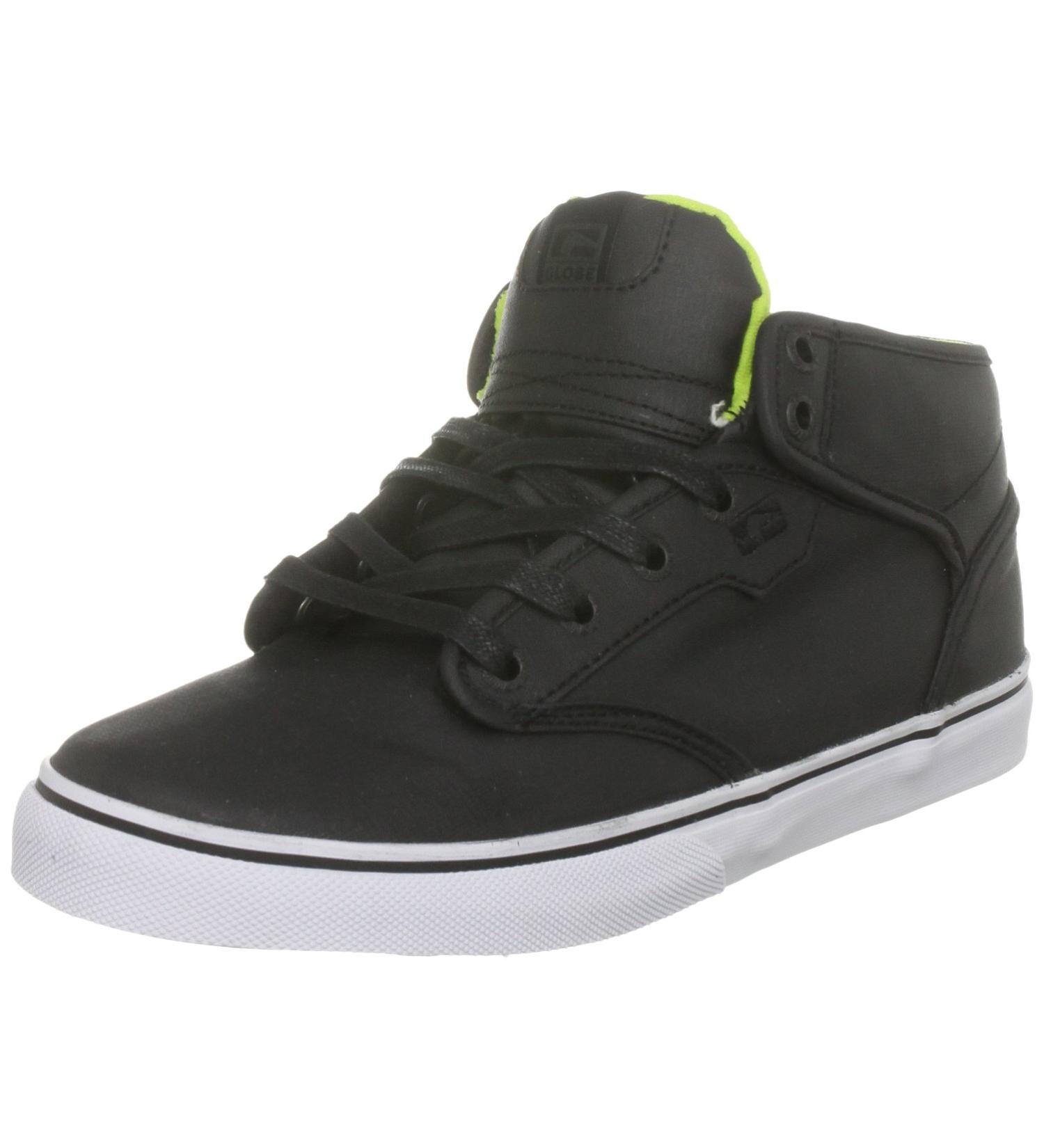 Globe Motley Men's Sneaker 44.5 EU - Black & Lime | International Shipping Available - Buy Online on GoSupps.com